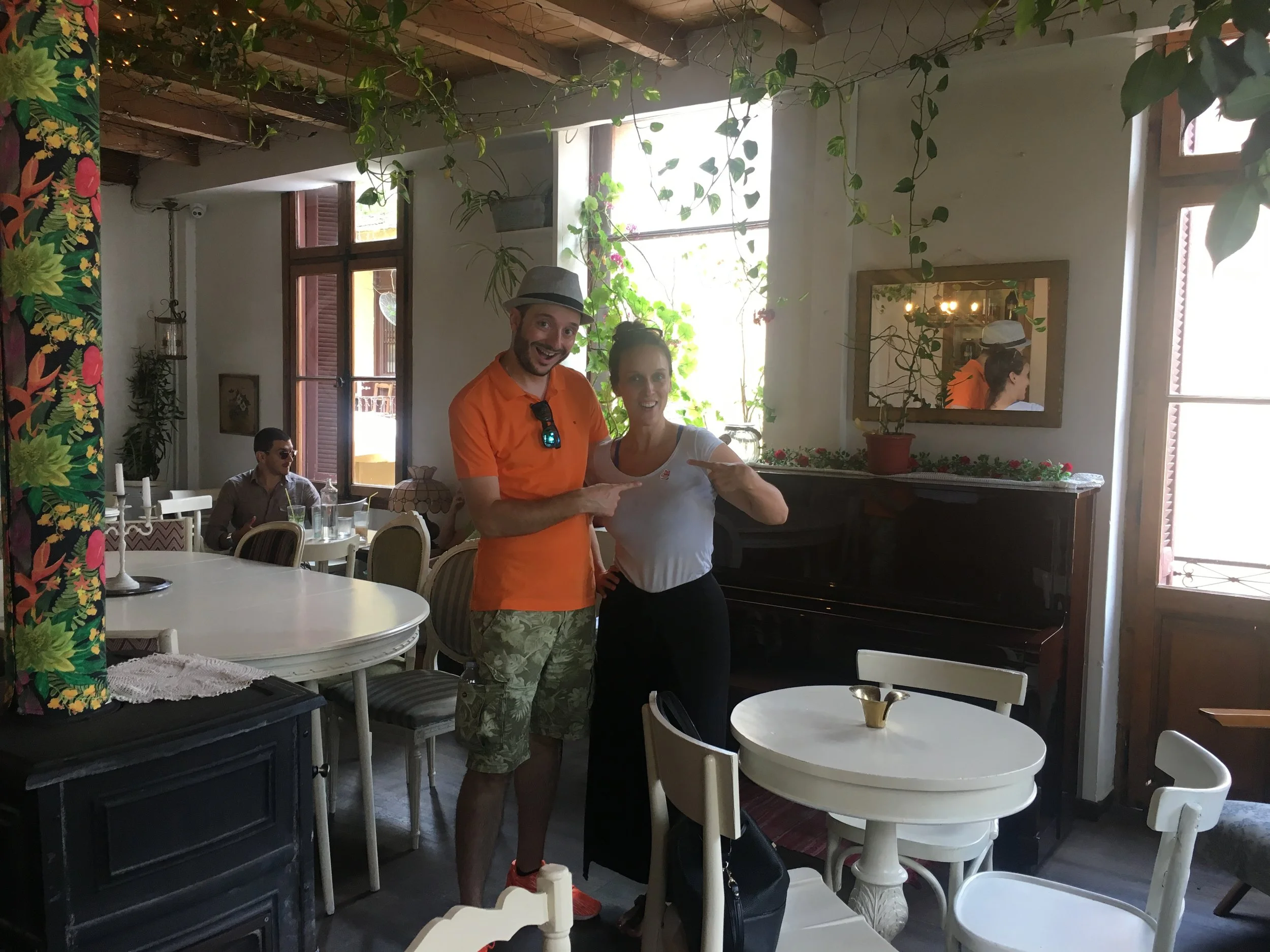 Interior Dining at Yiasemi with Nikos in Athens