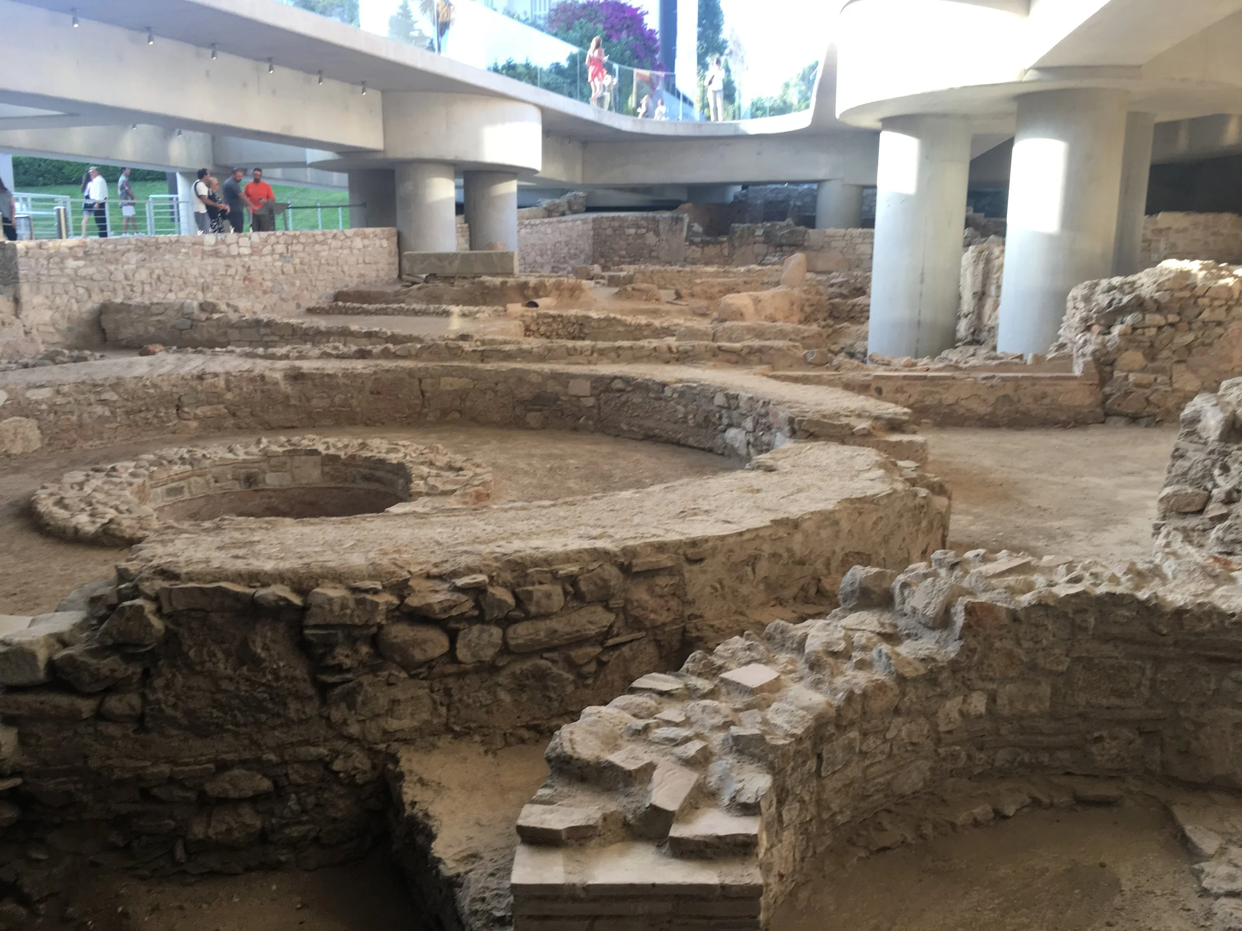 Excavation Site at Acropolis Museum Athens