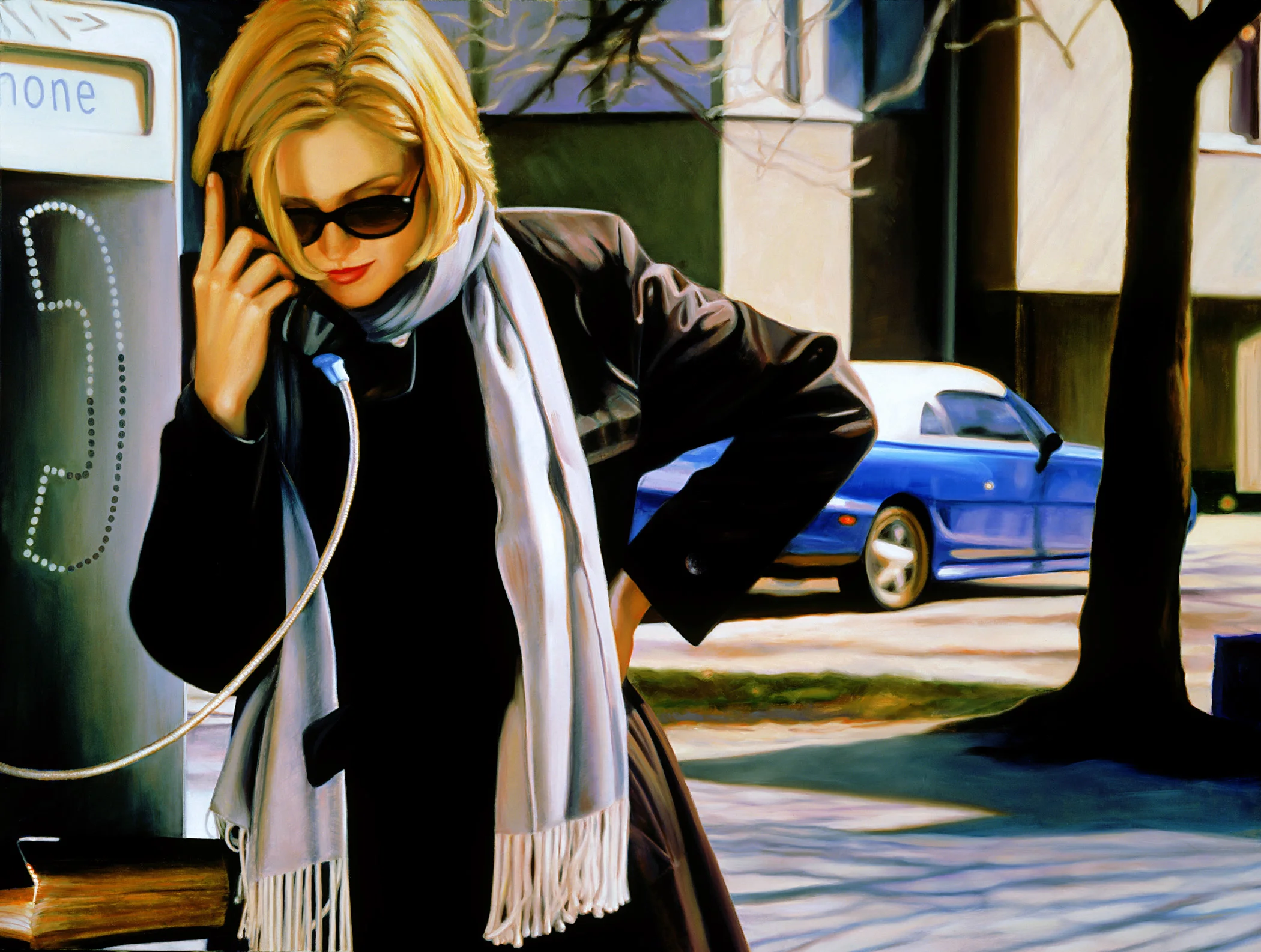 Private Phone Call , oil, 28” x 42”, 1999