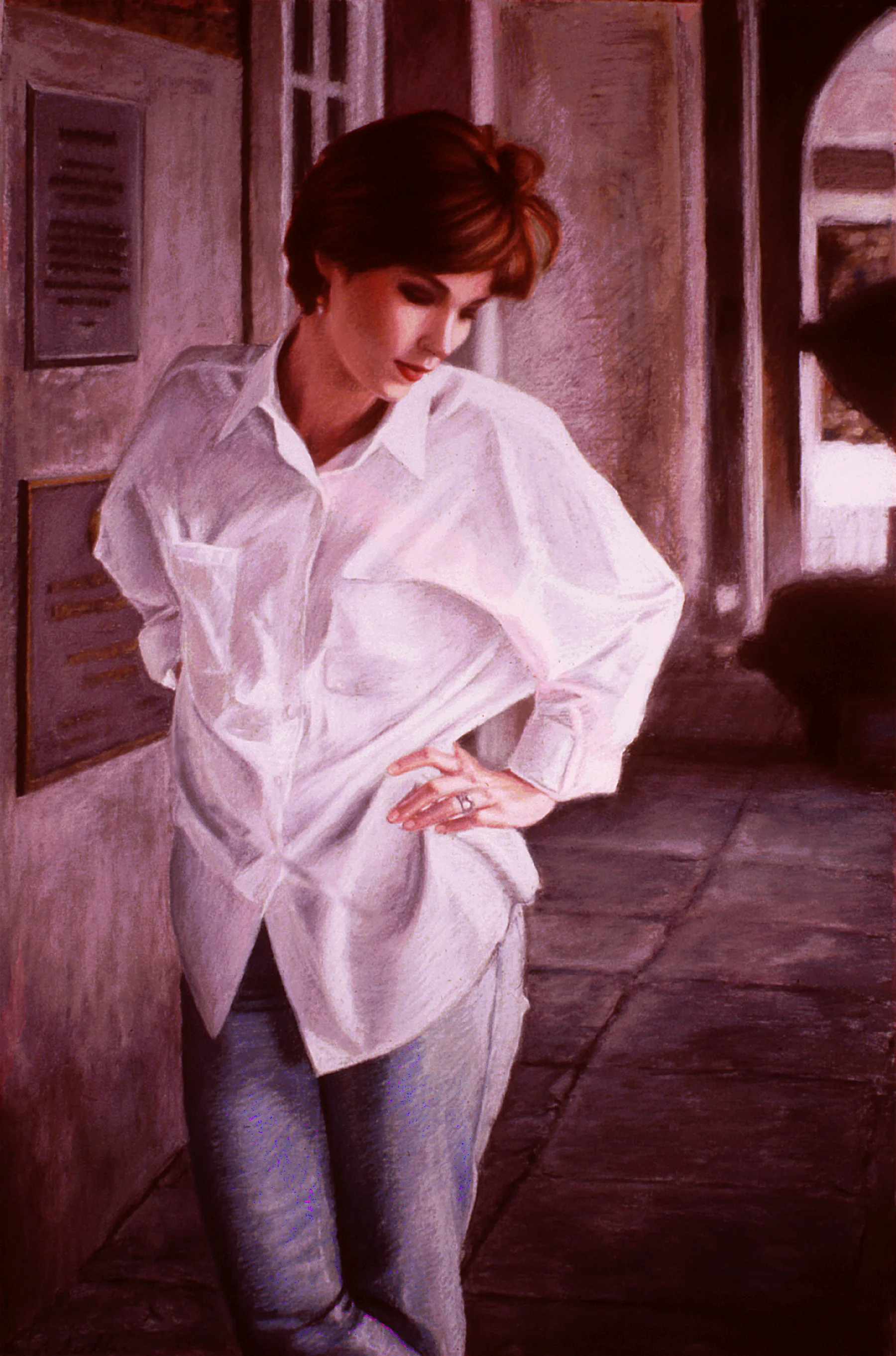 Kim , pastel, 36” x 24”, 1998