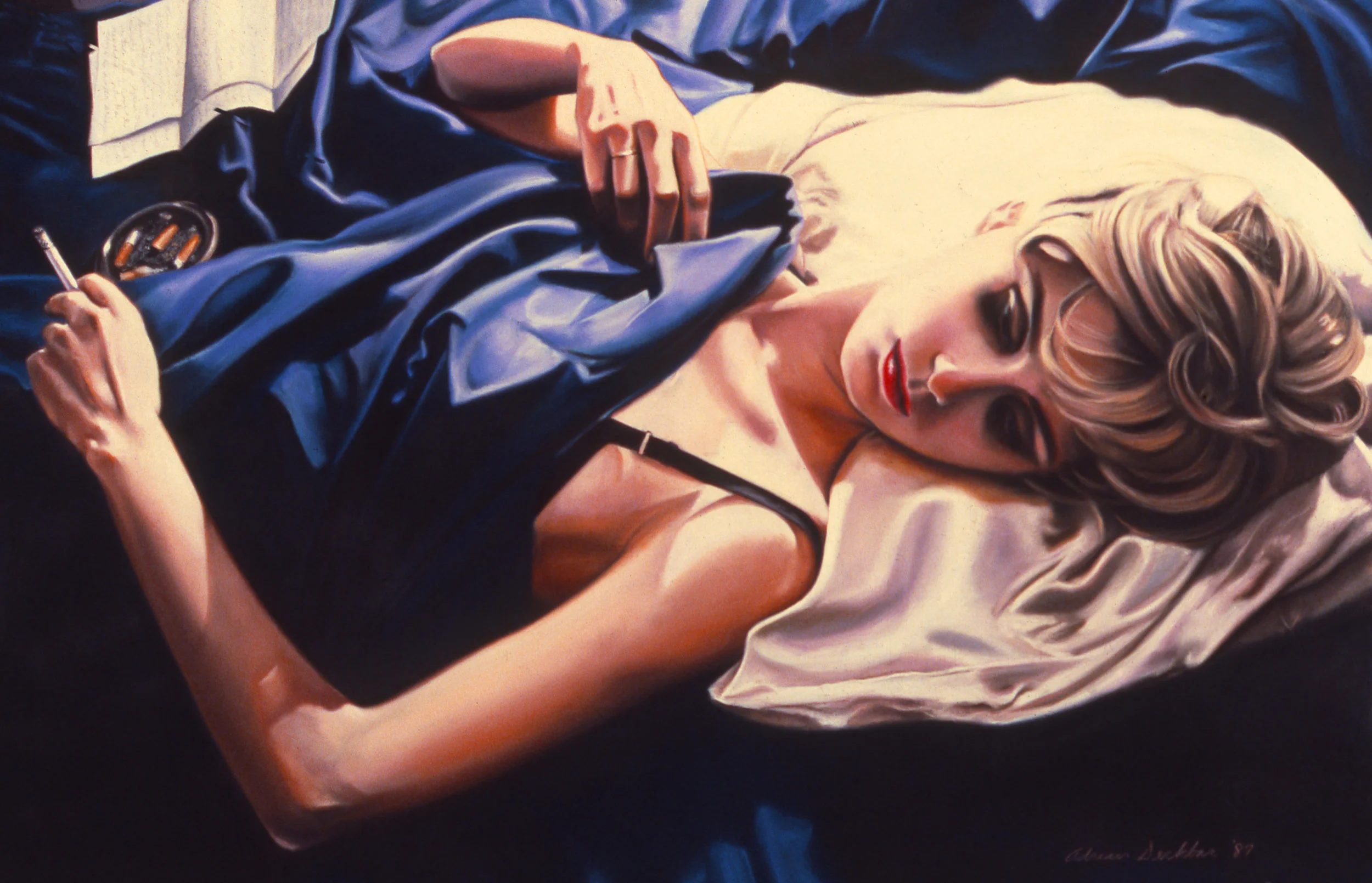 Scene II: The Letter , pastel, 39.5” x 58”, 1987
