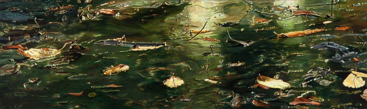 Undulation IV 24" x 80" acrylic