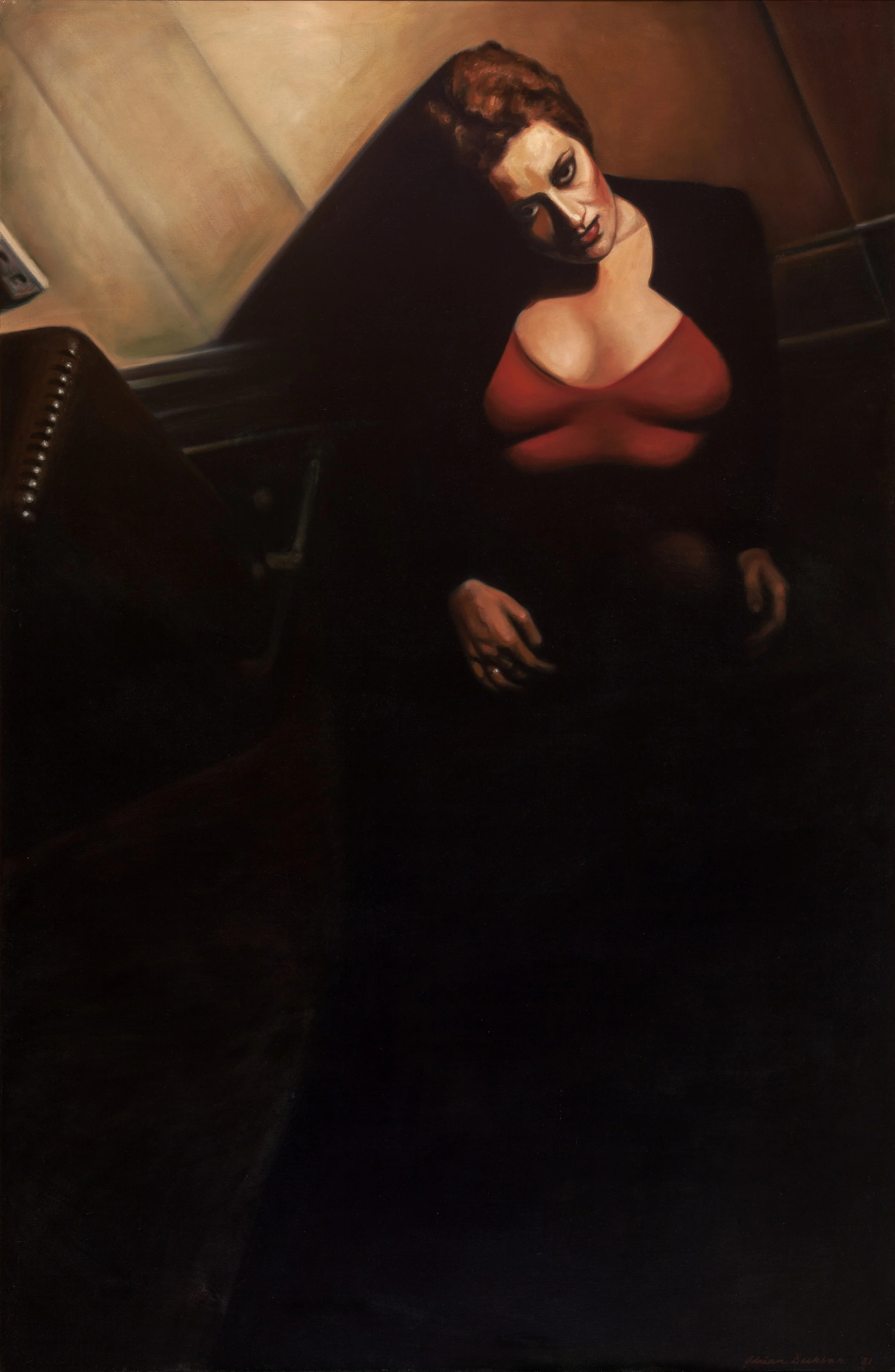 Low Down , oil, 72” x 48", 1981