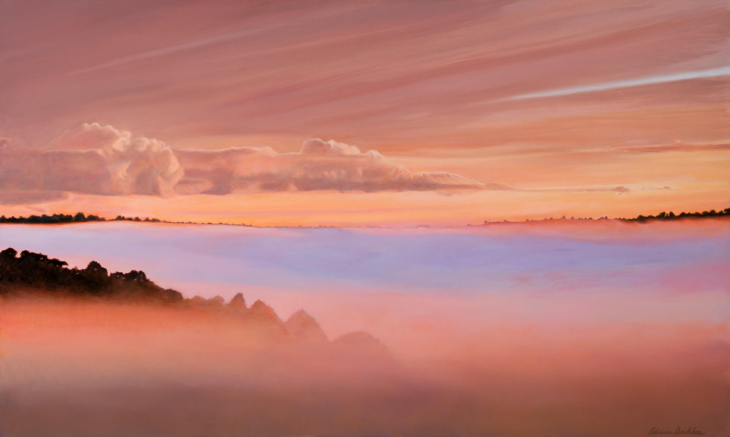 Cloudscape 36" x 60" oil on canvas