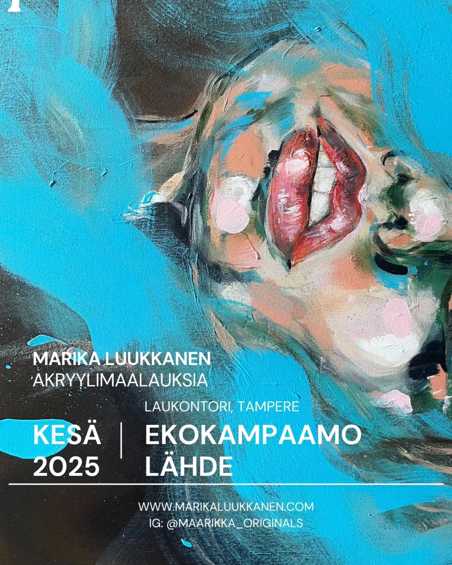 Tervetuloa kes&auml;kuu ja uusi taiden&auml;yttely L&auml;hteelle.
Marika Luukkasen @maarikka_originals&nbsp; teokset esill&auml; kes&auml;n ajan L&auml;hteell&auml;
Tervetuloa!❤️🩷🩵

🌿#taide 🌿#taidettakotiin 🌿#taiden&auml;yttely 🌿#art 🌿#ekokam