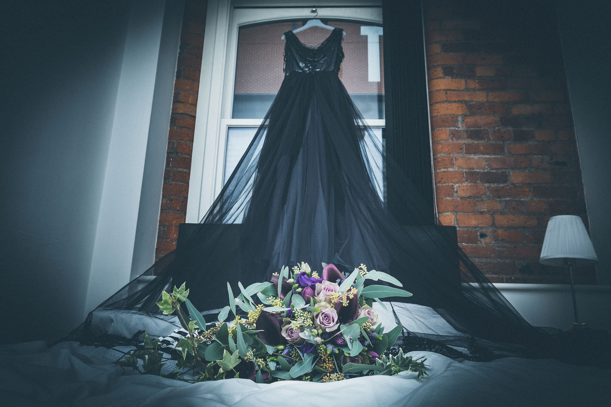 Legend Bridal Black wedding dress hallowedding  Ashlea&LukeHalloweenWedding-4.jpg