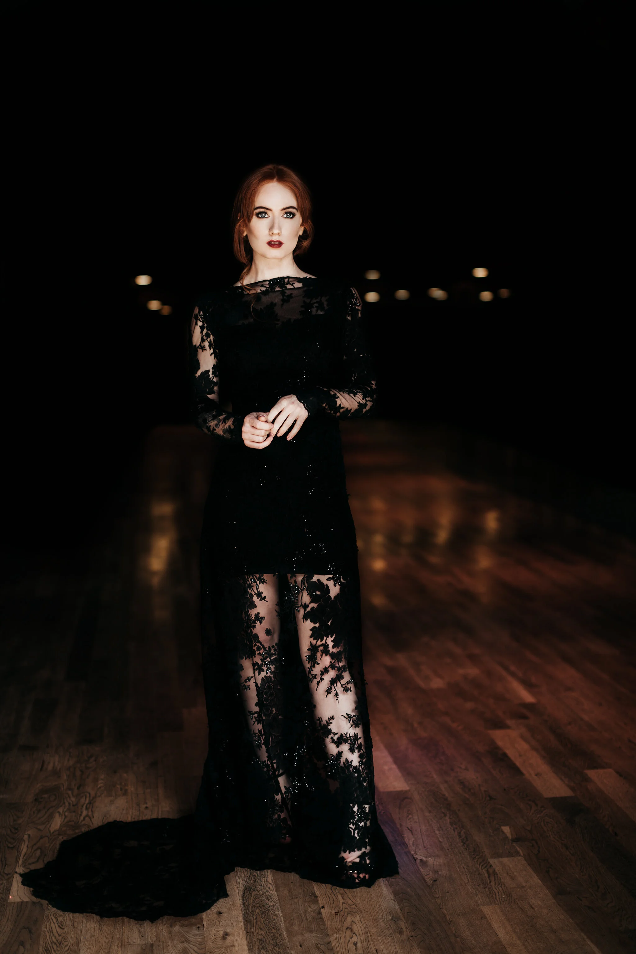 Black wedding dress from Legend Bridal