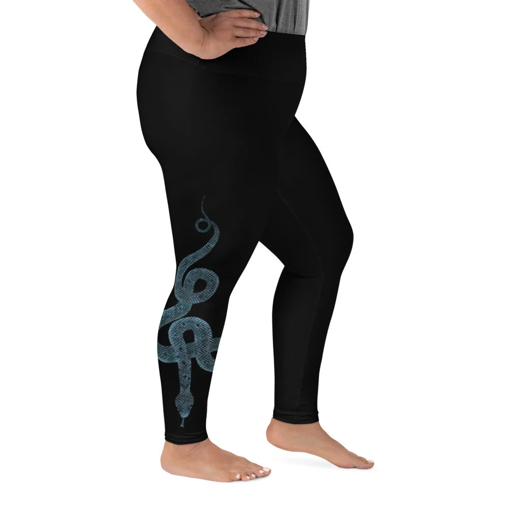 white plus size leggings