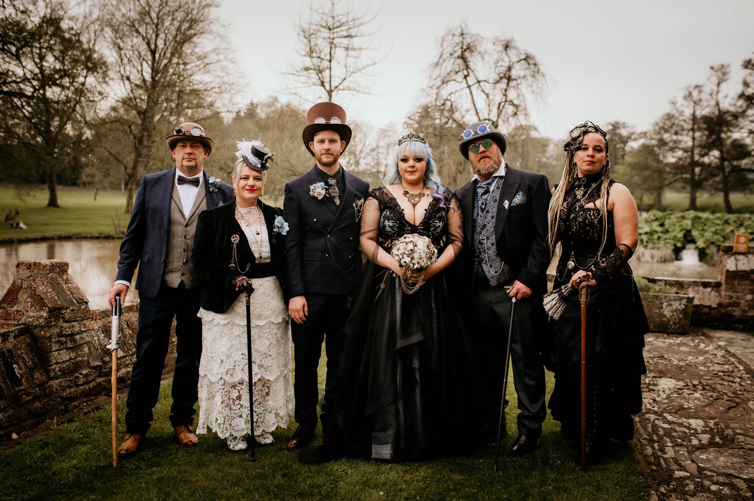 Legend Bridal Gothic Steampunk Wedding Portraits Parents.jpg