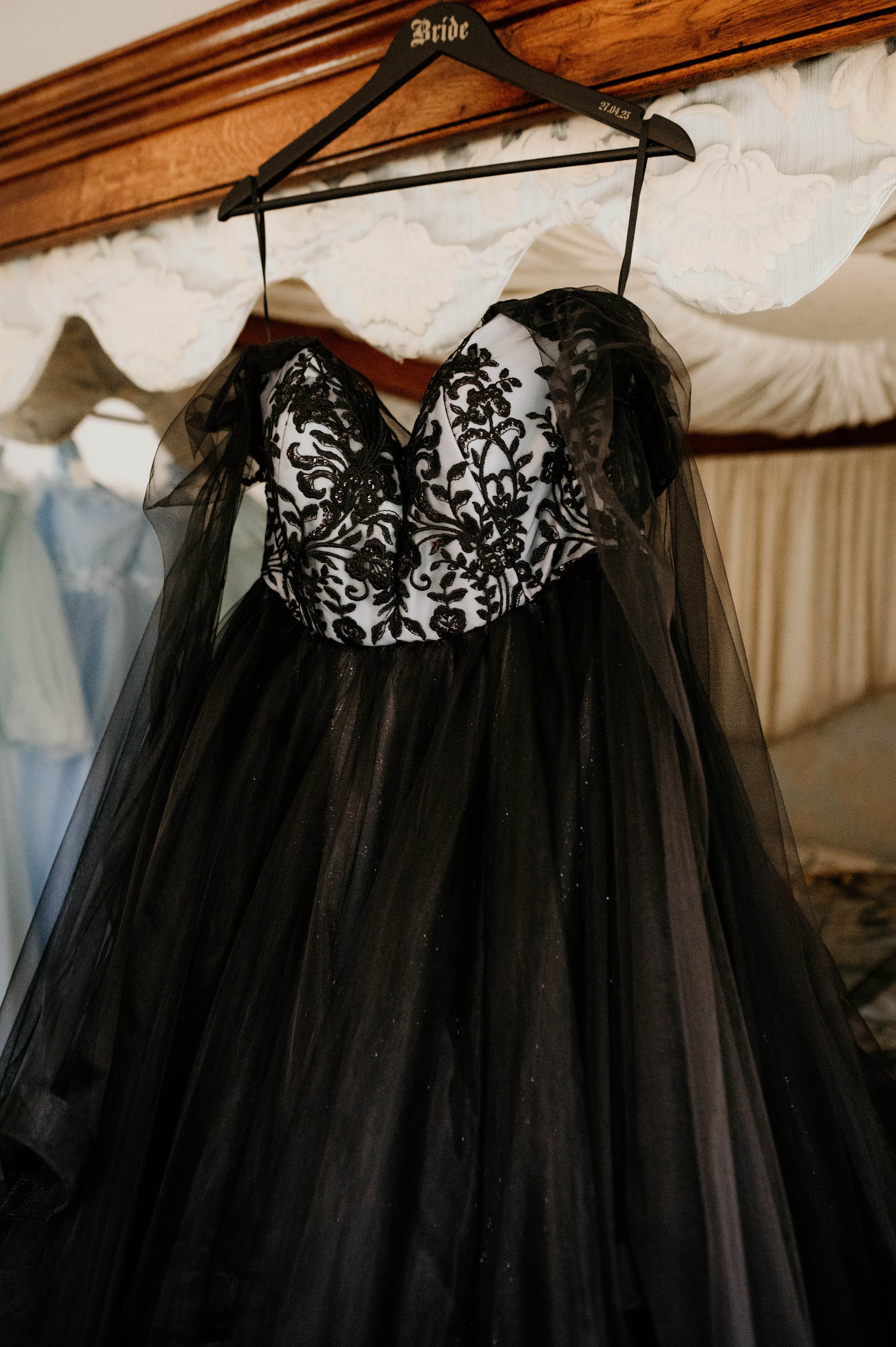 Legend Bridal Gothic Steampunk Wedding Getting Ready dress detail.jpg