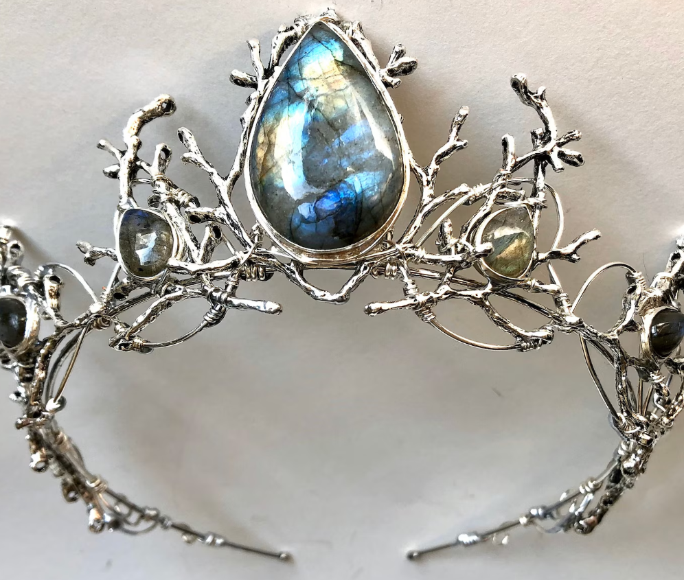 Luna, Labradorite Woodland Crown