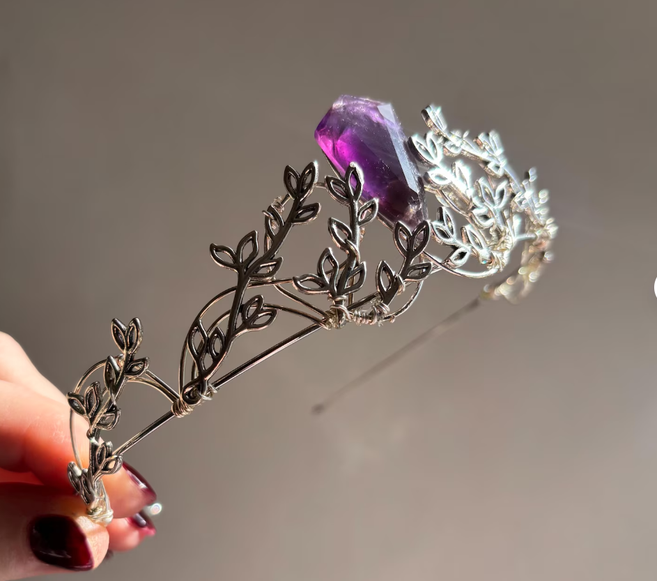 Willow Elven Gemstone Crown