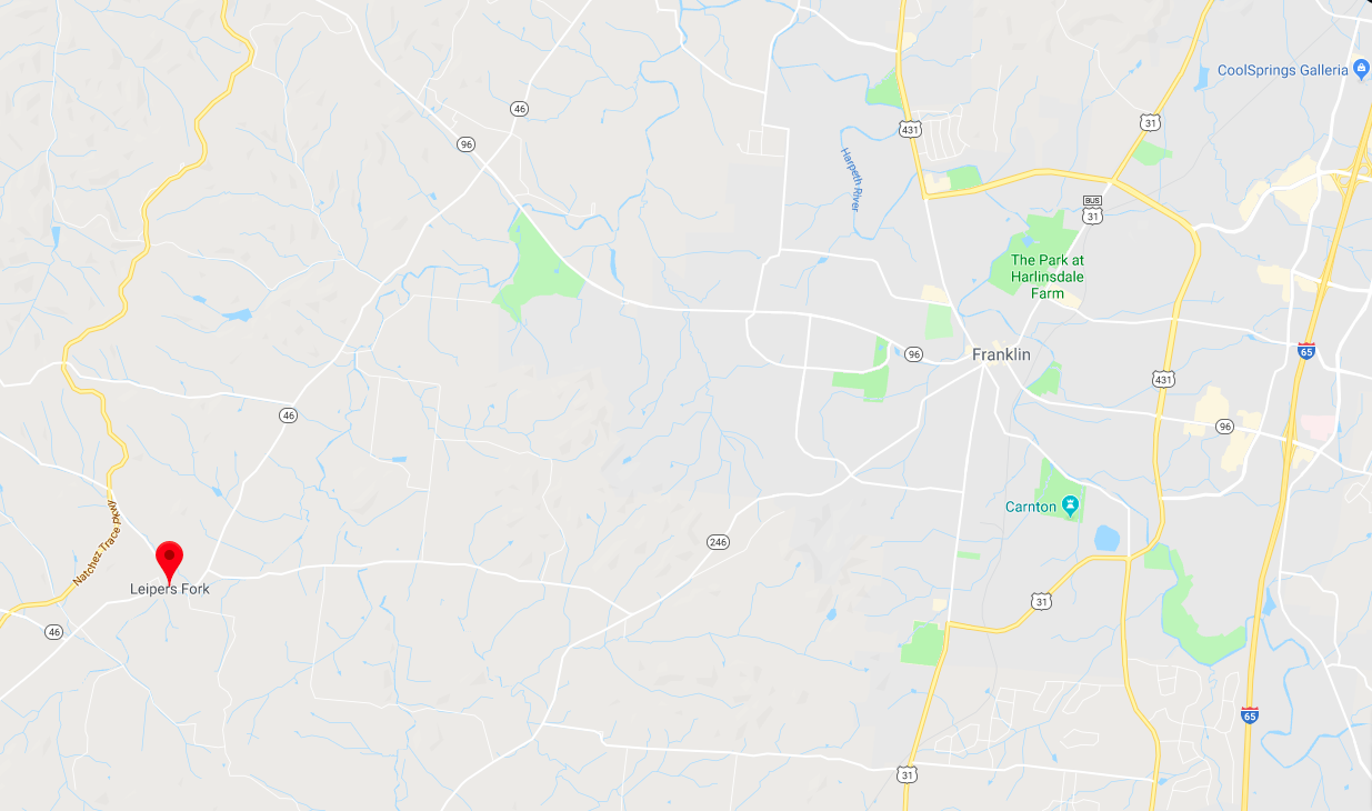 Leipers Fork Tn Map Living In Leiper's Fork Tennessee — Craig Tn Homes