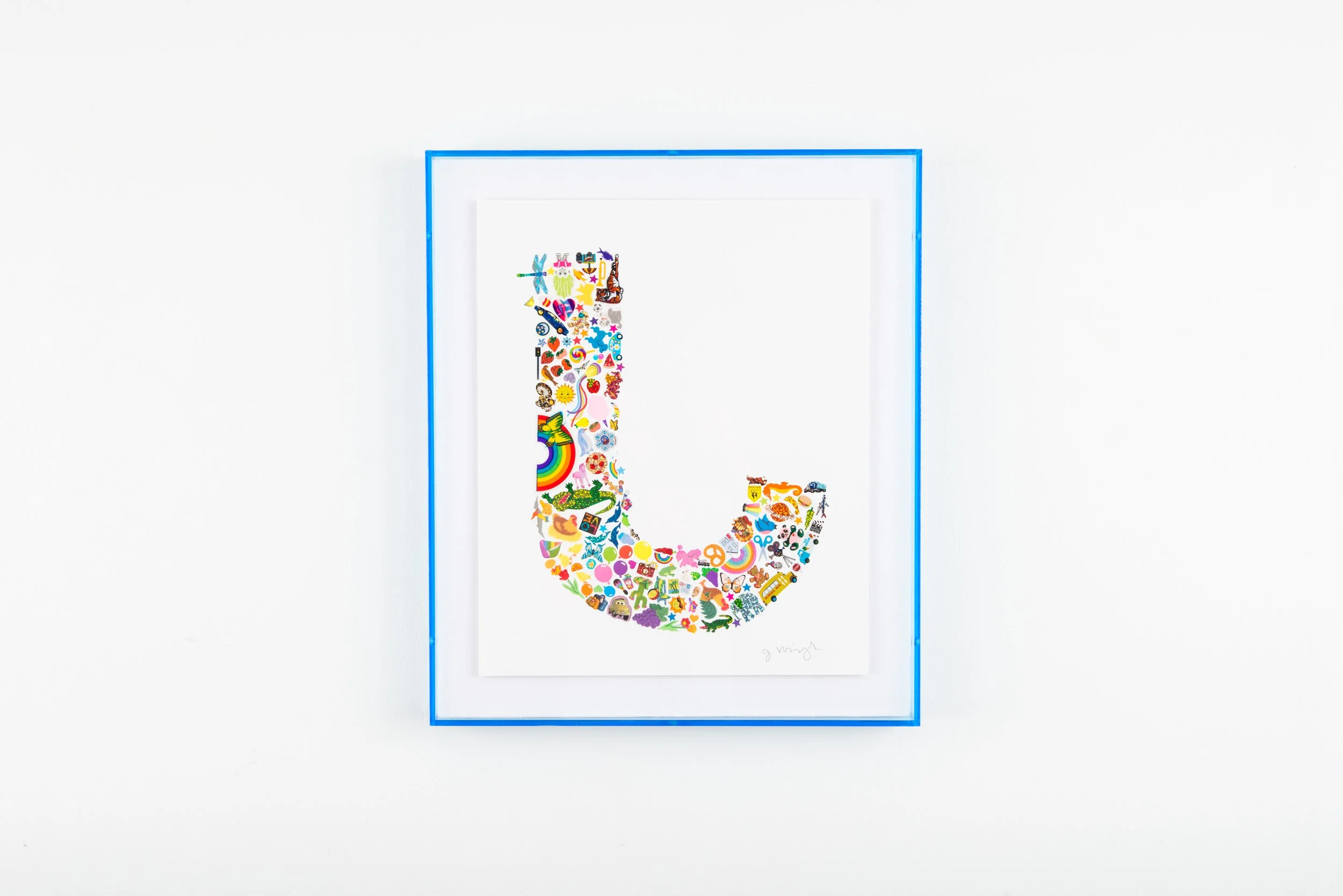 vector letter series reverse J
