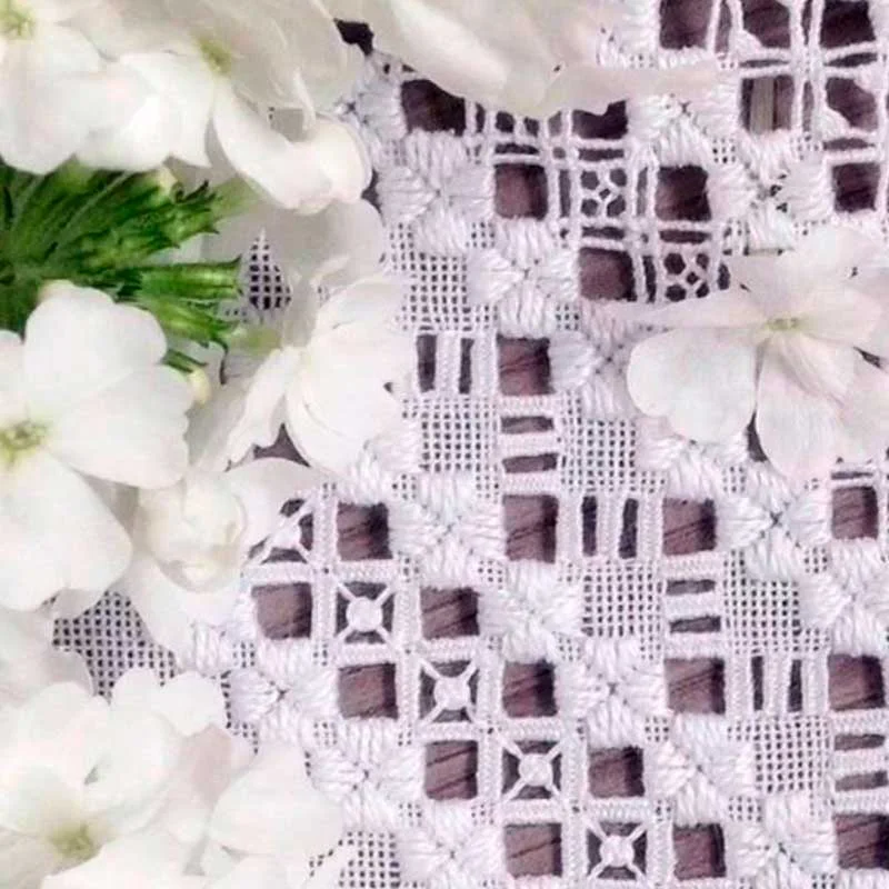 The fine details of Hardanger Embroidery