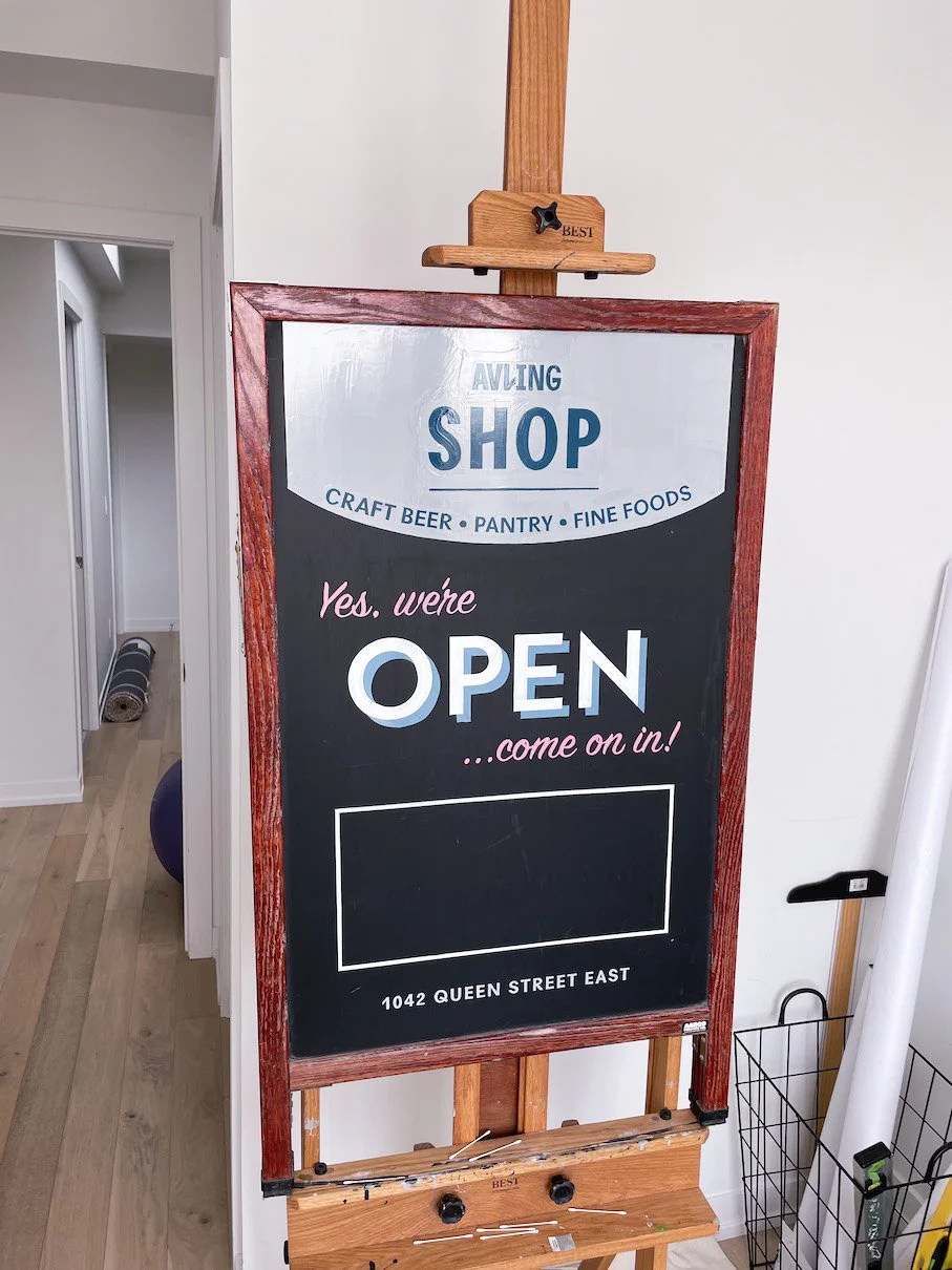 Avling specials chalkboard