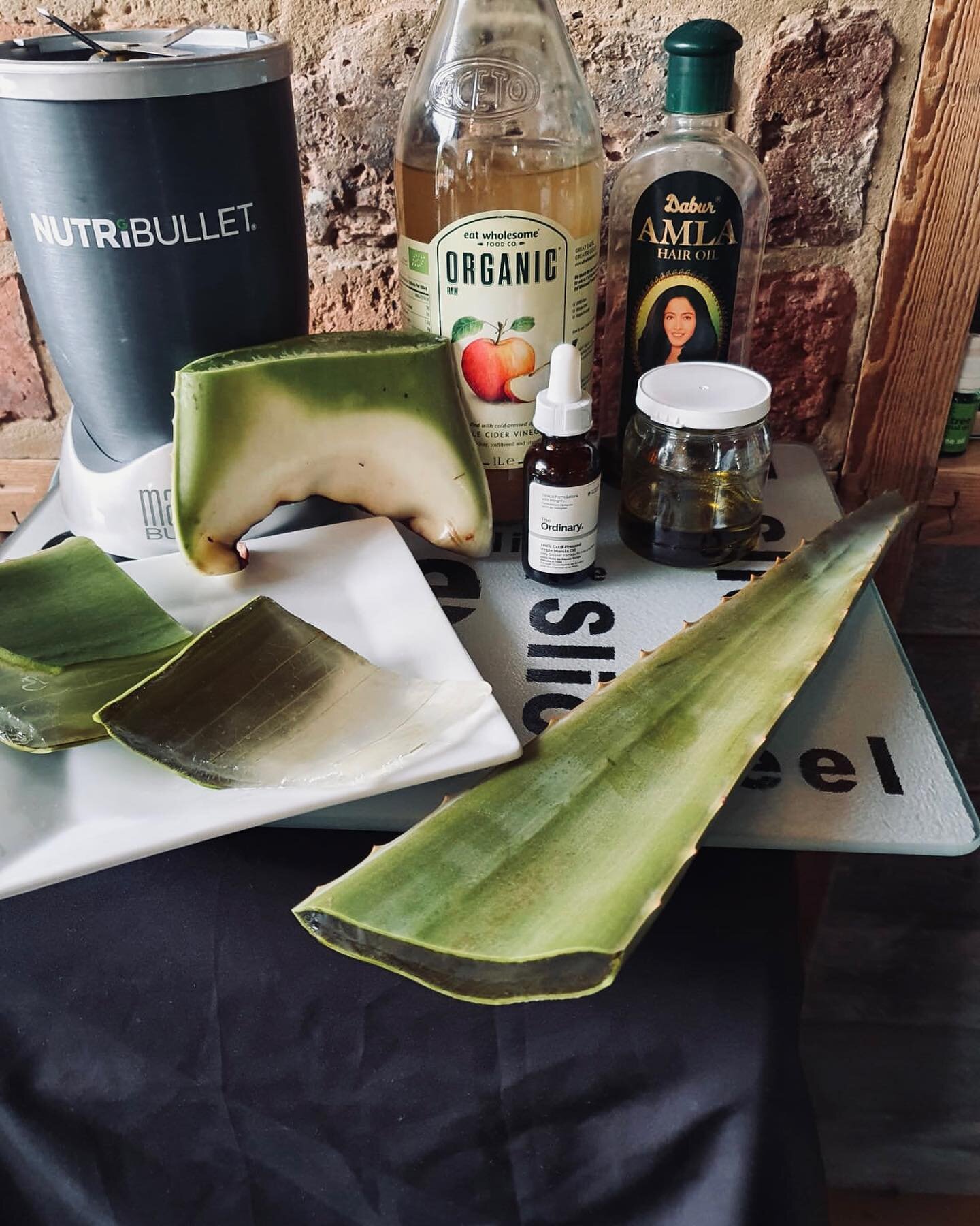 Have you tried out natural hair treatments? 🤩🤩

The power of ALOE VERA! This amazing gift of nature is one of my favourite ingredients to use when looking to boosts my clients hair growth 💁🏽&zwj;♀️

Aloe vera promotes healthy hair growth thanks t
