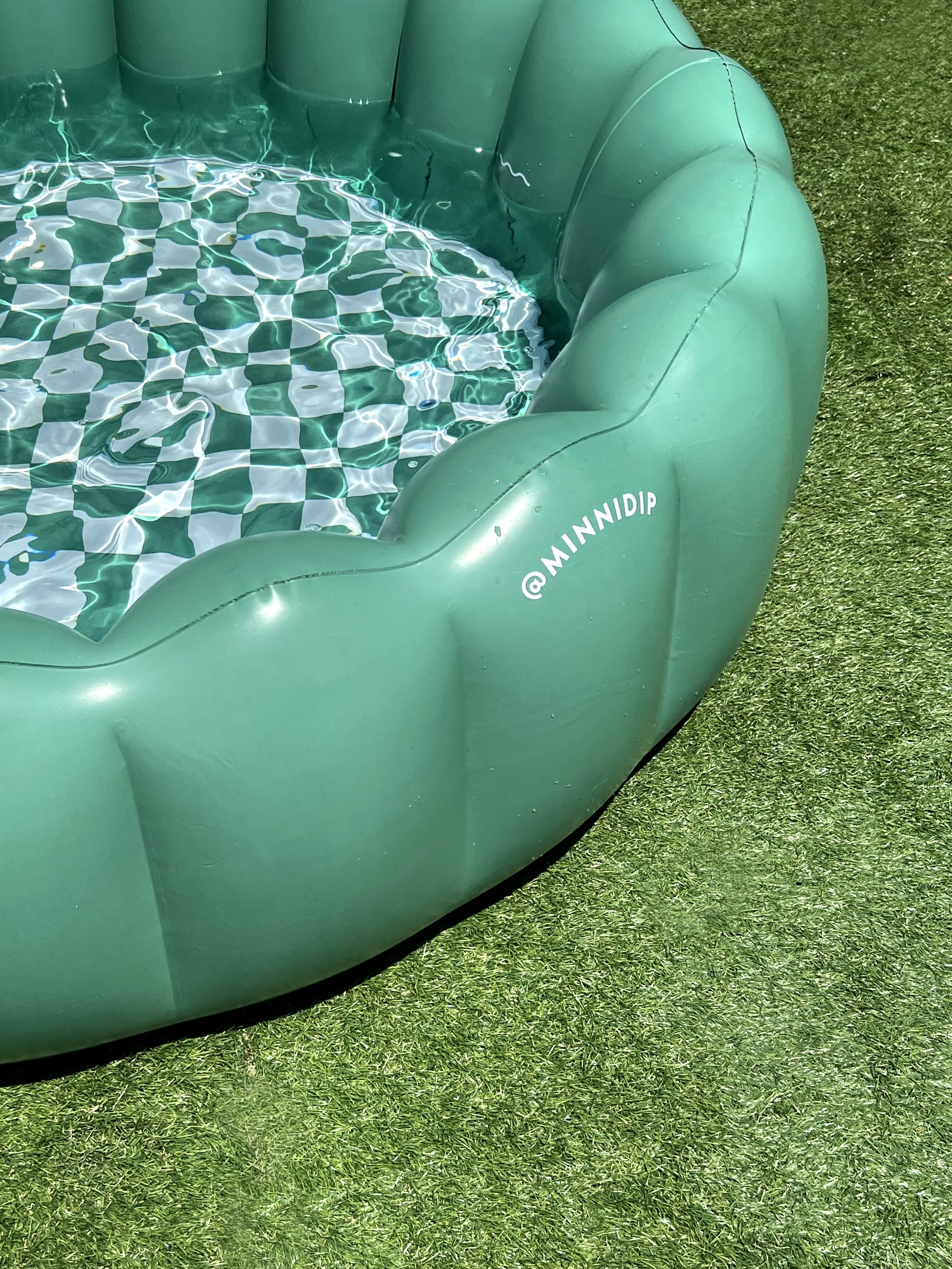 the TOPIARY Luxe Inflatable Pool — MINNIDIP LUXE INFLATABLE POOLS BY LA