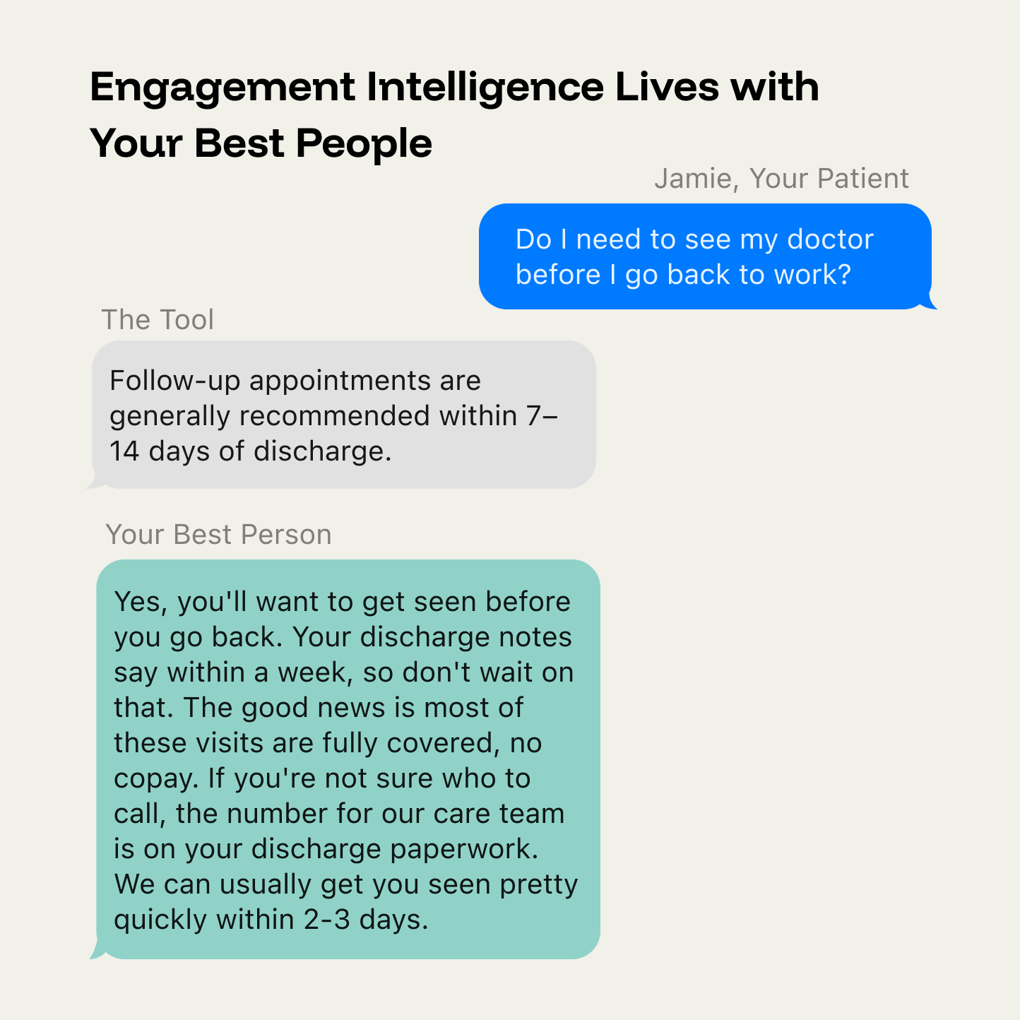 Engagement Intelligence Lives with Your Best People