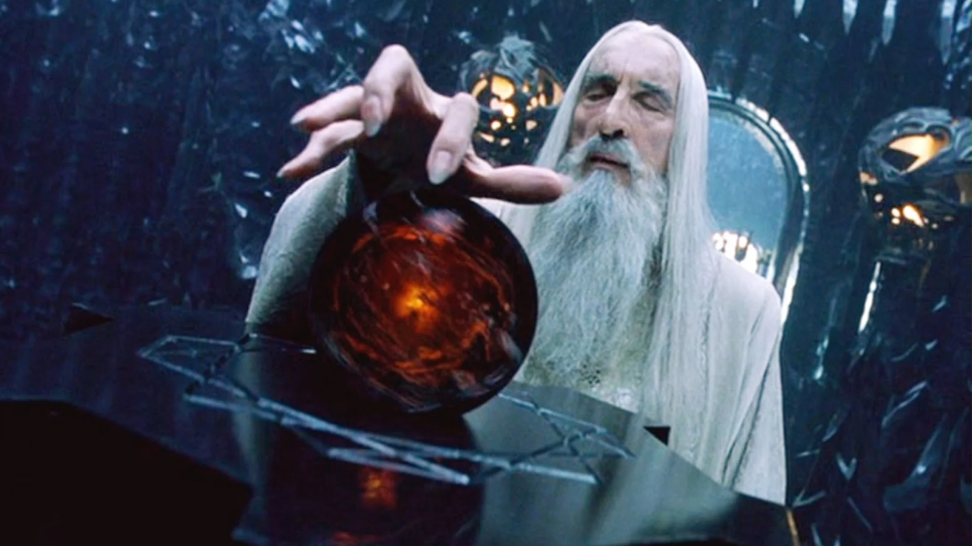 Christopher Lee as Saruman - LOTR