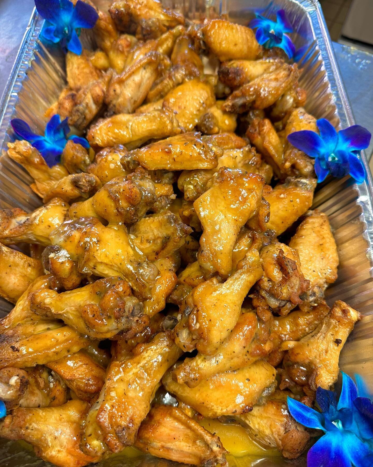 Shout out to The New York City Fire Department and The Office of Diversity and Inclusion for having us cater the renaming of their headquarters auditorium! Our Honey Cajun Salmon Filet, wings, fruit salad, arugula salad, Jerk mushrooms and Jerk Mac &