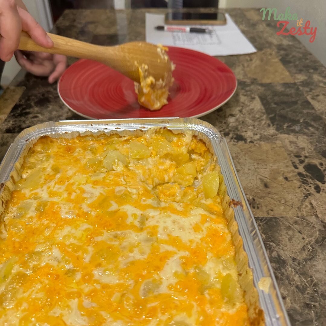 #MakeItZesty with this mouth-watering potato casserole cooked up by my client who&rsquo;s a #beginnercook!

Feeling inspired to try something new? Click the link on my bio to book your own cooking lesson. 

#makeitzesty #privatechef #casserole #chees