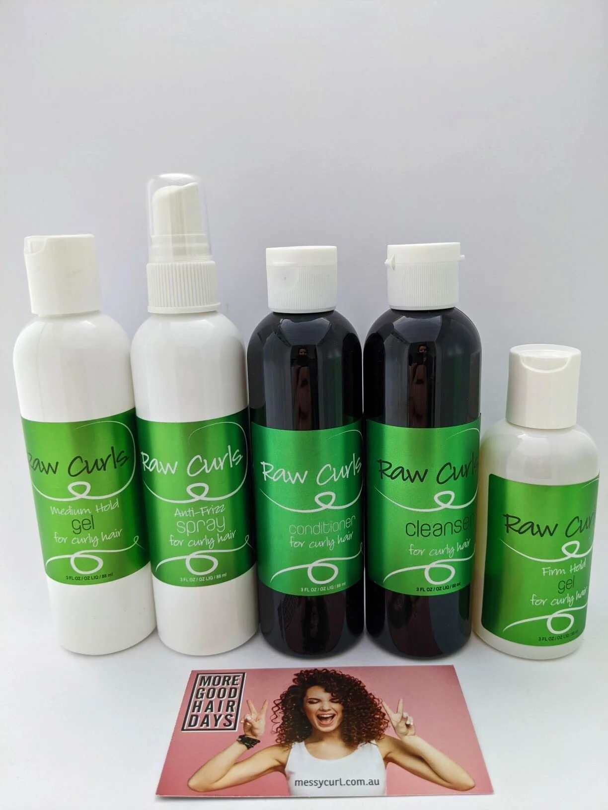 Raw Curls Australia Starter Kit 3 — Messycurl 1 for Jessicurl in