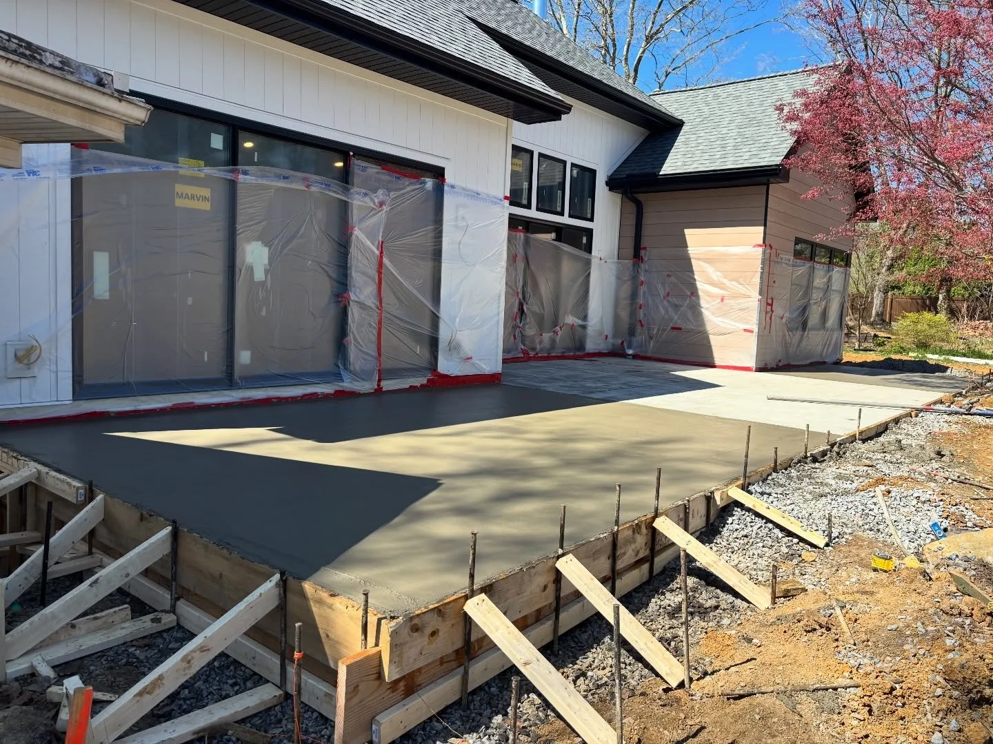 First stamped patio of the season wrapped up last week for @tonogroup.
.
.
.
.
.
#concrete #stampedconcrete #customconcrete #lancasterpa #concretelife