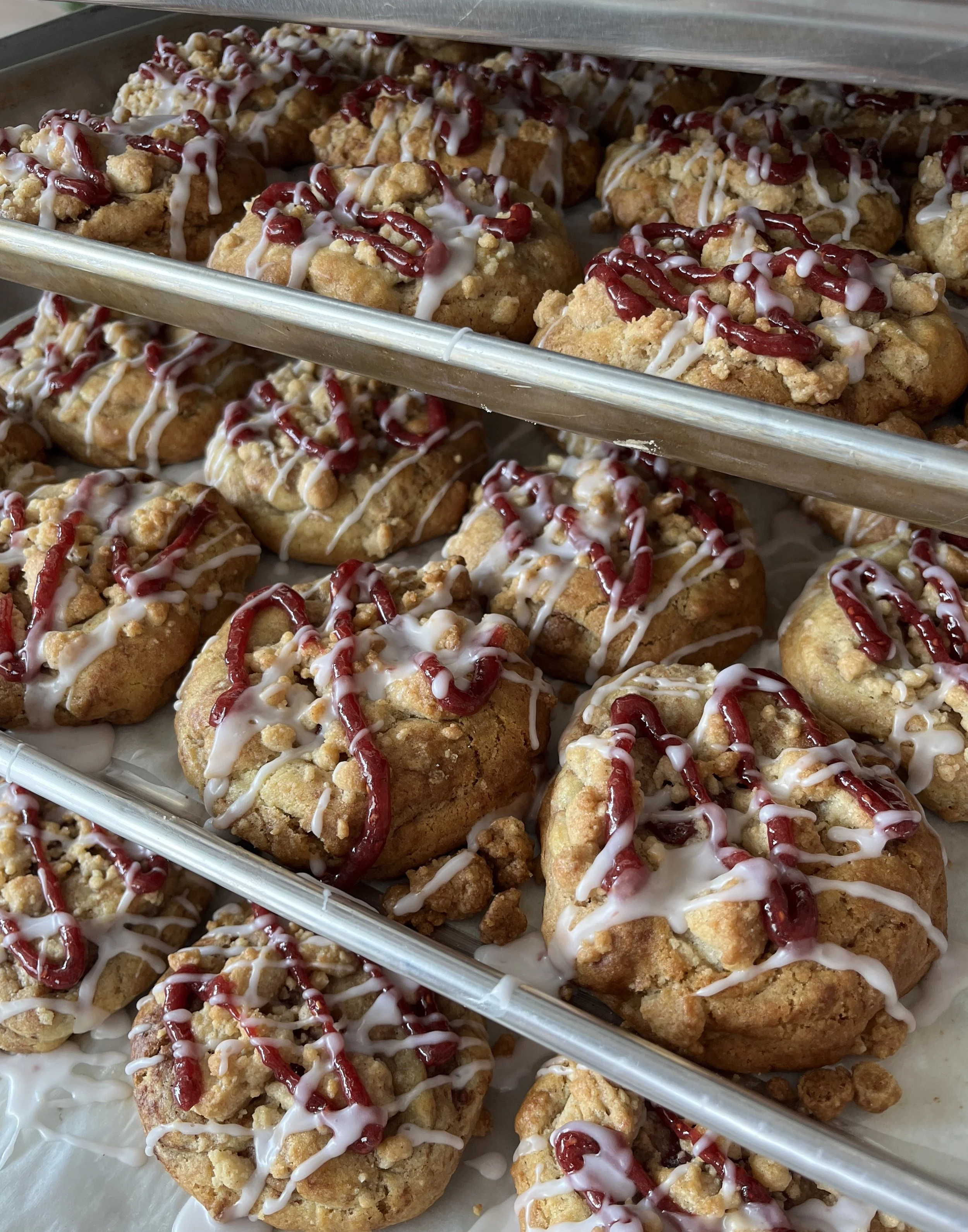 **FREEZER SALE** Raspberry Crumb Cake Cookie!