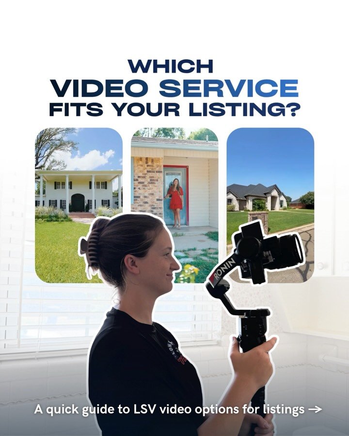Not every listing needs the same video. 🎥
Quick tour, full story, or the premium package we&rsquo;ve got a fit for your next listing.

Swipe to see which one&rsquo;s right for you. 🎥

📍 Serving Waco, Temple &amp; Killeen agents
👉 Link in bio to b