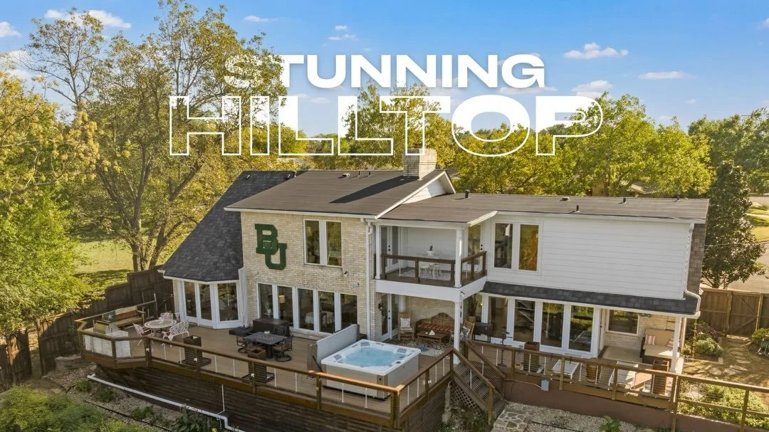 This Lake Waco hilltop listing is the perfect example of why aerials aren&rsquo;t optional anymore. 🚁 From above, you get the full story: the elevation, the unobstructed water views, the privacy of the lot, none of which a ground shot can capture al