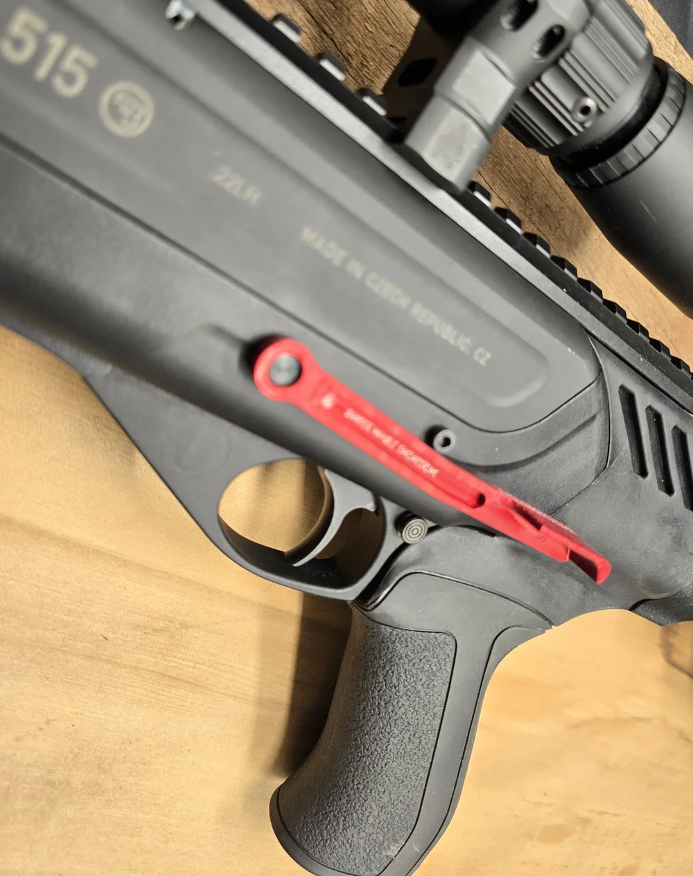 CZ 515 Gas Pedal Bolt Release — Danger Noodle Engineering