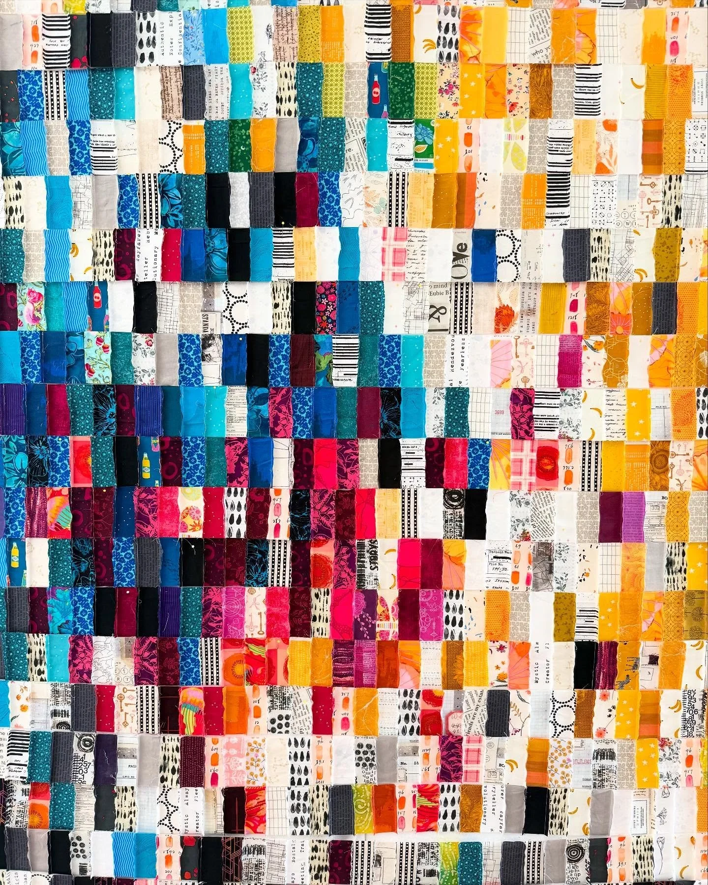 I&rsquo;ll be teaching an Inside Out Quilt workshop in person later this month, and I&rsquo;m making a new Inside Out Quilt for the occasion. ✨

I designed these quilts to have the maximum texture (half the seams are on the outside!) while still bein