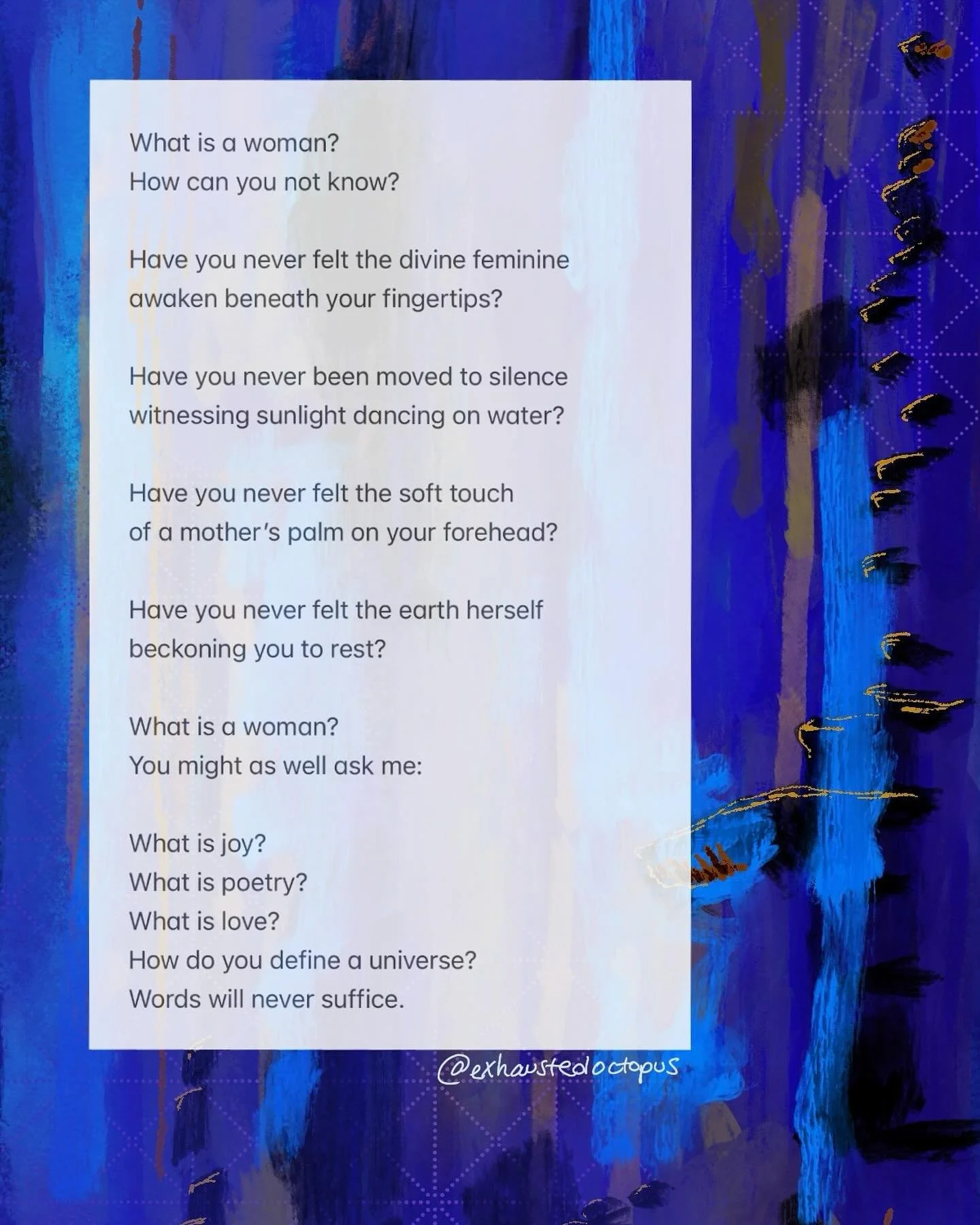 &ldquo;What is a woman?&rdquo;

It&rsquo;s a question that isn&rsquo;t asked for the purpose of obtaining an answer. It&rsquo;s asked in conversations about trans women, with the questioner&rsquo;s purpose being to set a trap. To attempt to &ldquo;pr