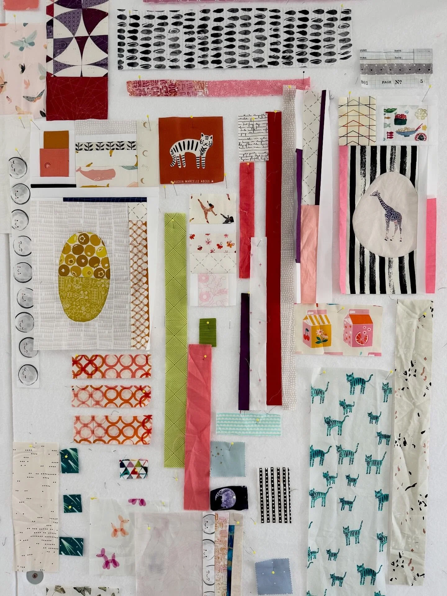 My creative process has shifted over the years. Recently I&rsquo;ve been playing more on the design wall, starting with only a feeling. A concept, but not necessarily a vision. 

I have an idea of what I want to quilt to say, so I gather the pieces t