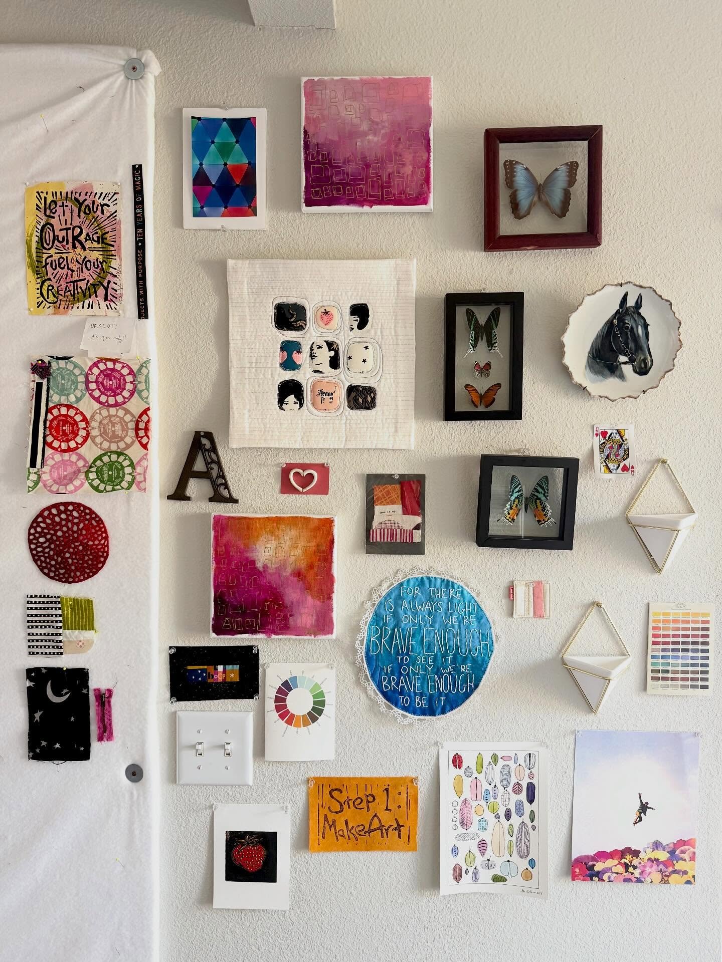 A bit of joy for today, and a little backstory ✨

The walls of my apartment are adorned with a delicious chaos that I&rsquo;ve been thirsting for my entire adult life. 

In the &ldquo;before,&rdquo; before I came out at age 36, the walls of my home w