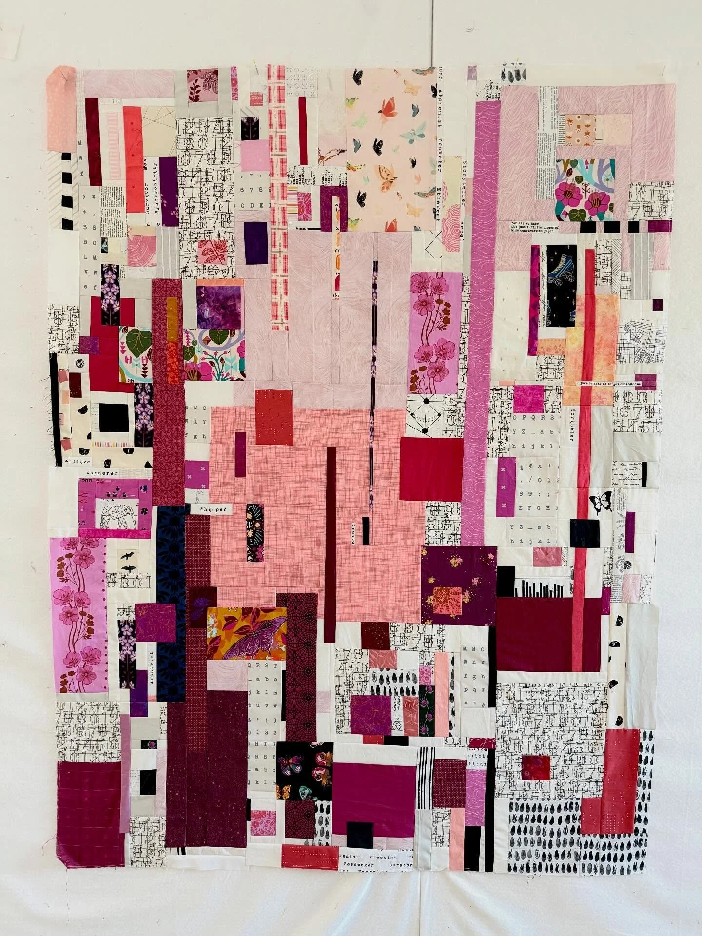 This is one of those quilts that I didn&rsquo;t *technically* have time to make, but it demanded to be made anyway. So I made space in my schedule. 

It took about 5 hours to lay out, 20 hours to piece, and it&rsquo;s brought sheer delight to me the 
