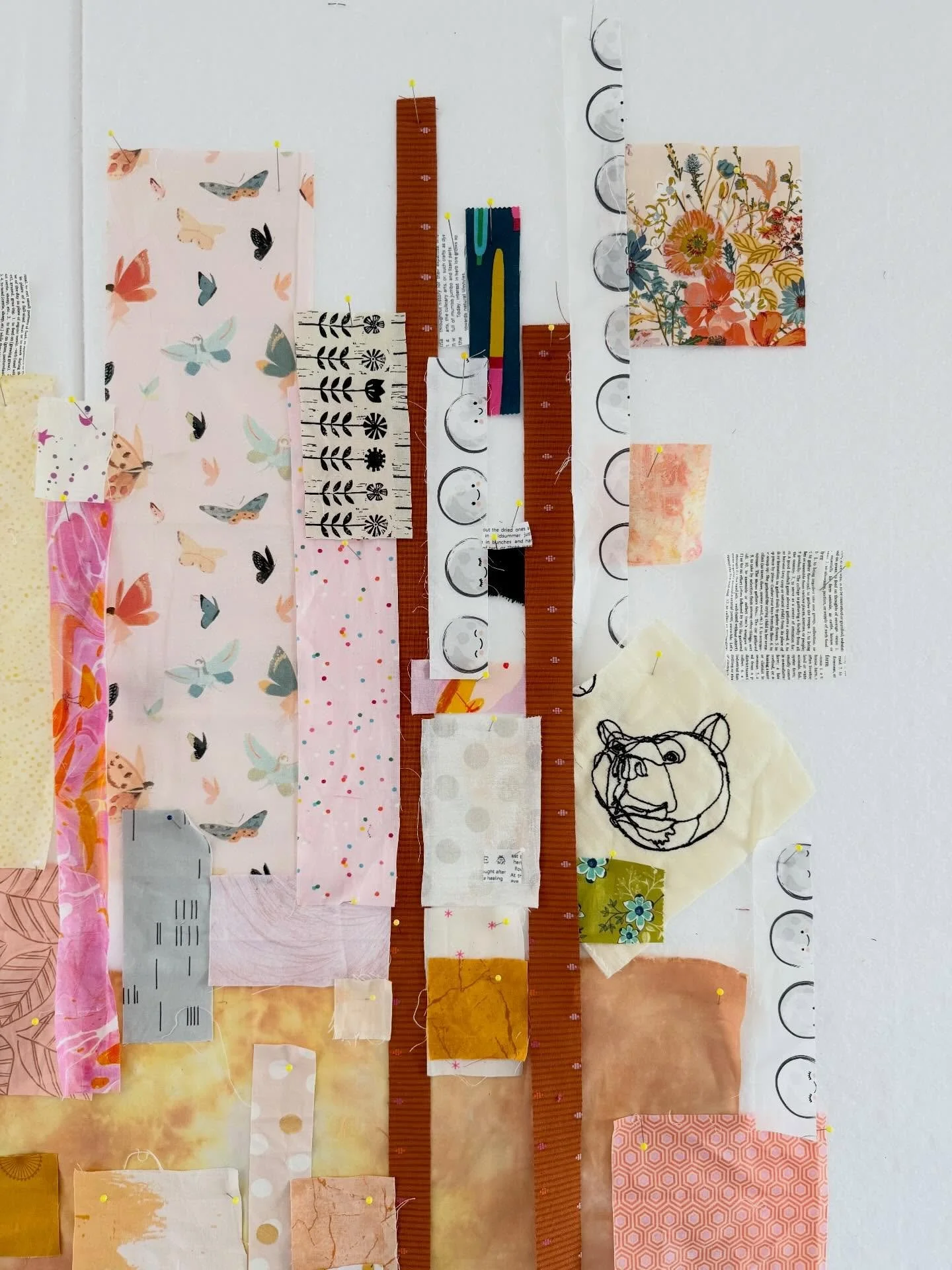 This style of quilt design is based on vibes ✨

.

When my creative momentum starts to slow, I catch myself asking questions that aren&rsquo;t particularly helpful:

Is something in the right spot? 

Does the composition work? 

Is it bad chaotic, or