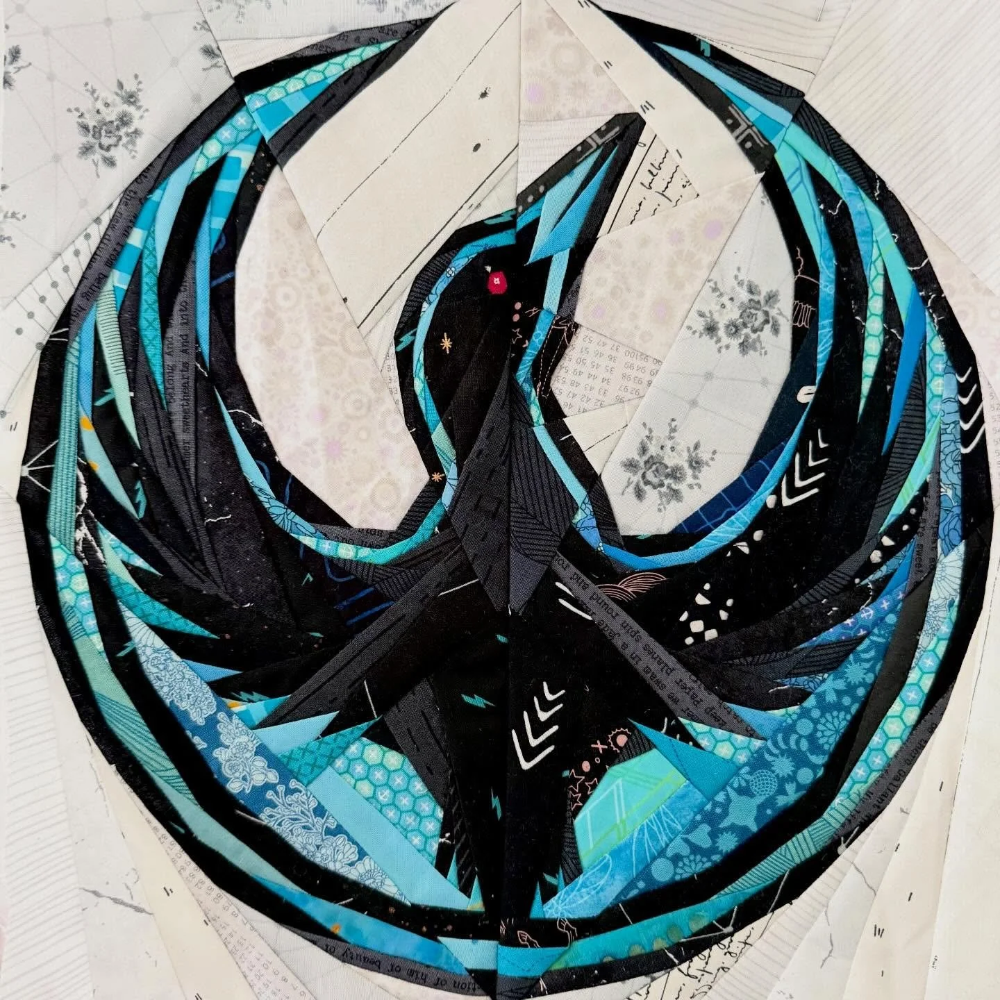 Breathe in. 
Breathe out.
Keep going.
Just keep going.

Pattern by @quiltbynight