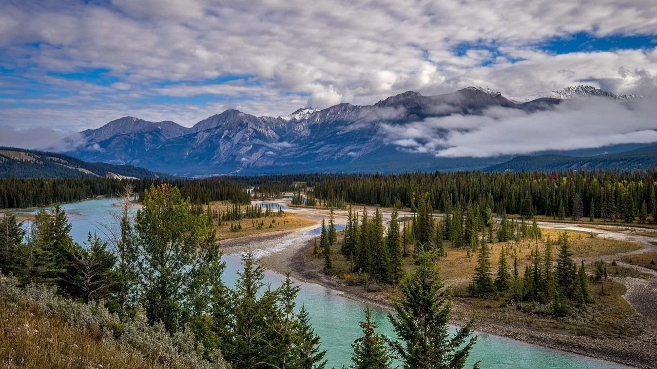 A view of Jasper National Park. 