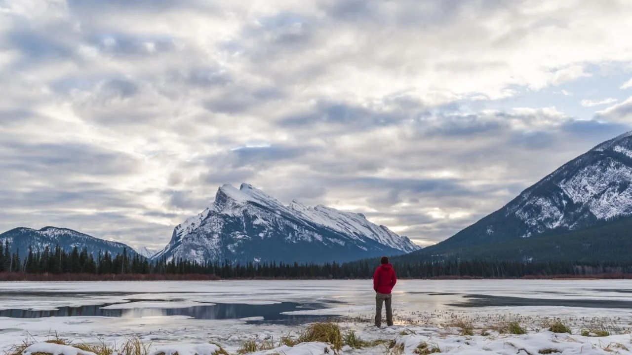 Vermillion Lakes near Banff Townsite.