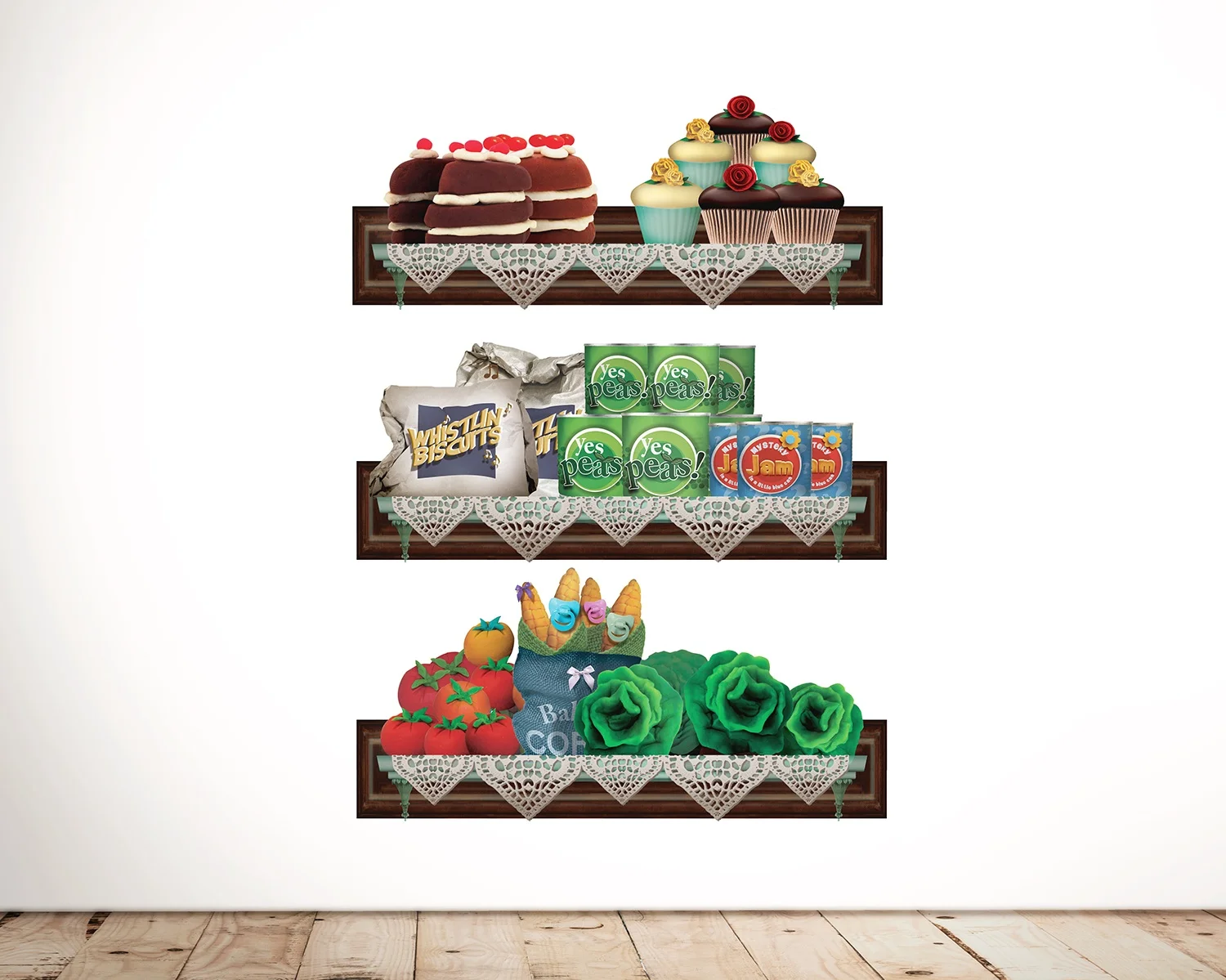 Little Corner Store - Goodies - Matte Wall Decal