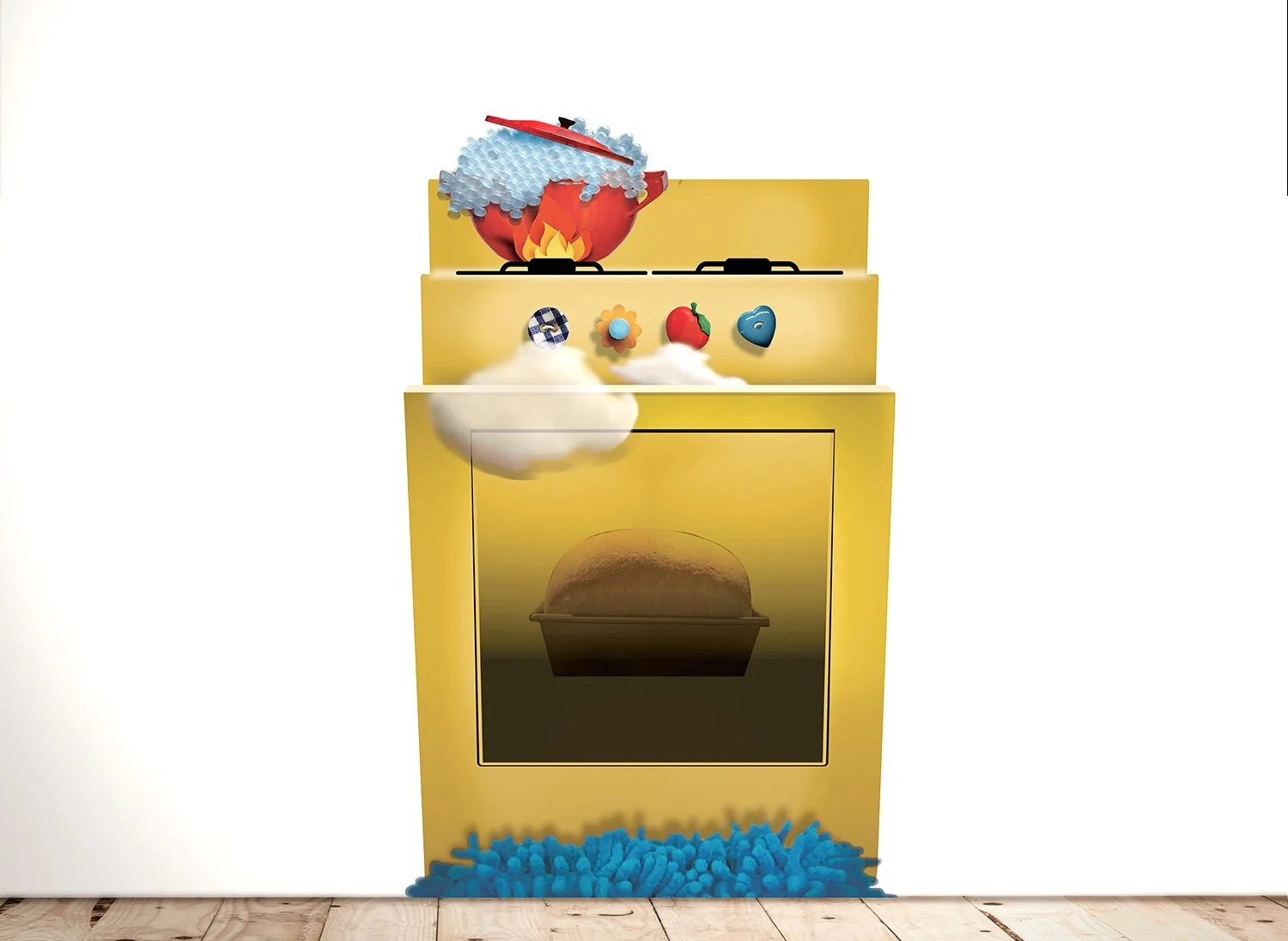 Little Yellow Kitchen - Stove