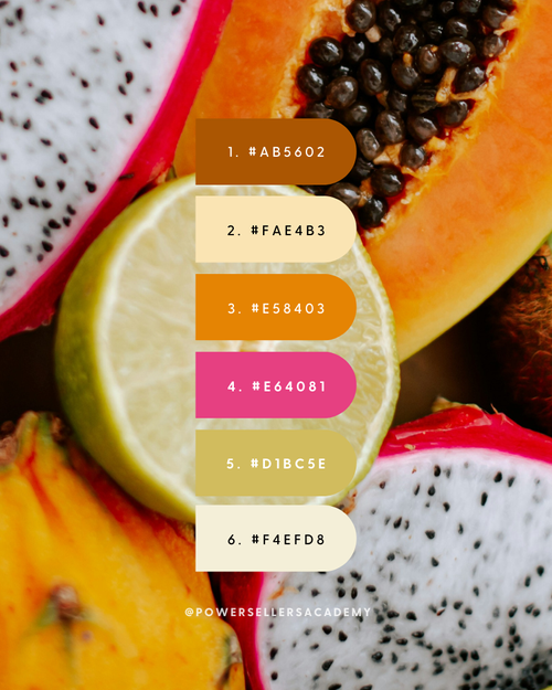 Surface Color Design Surface Pattern Design | Tropical Brights Color Palette
