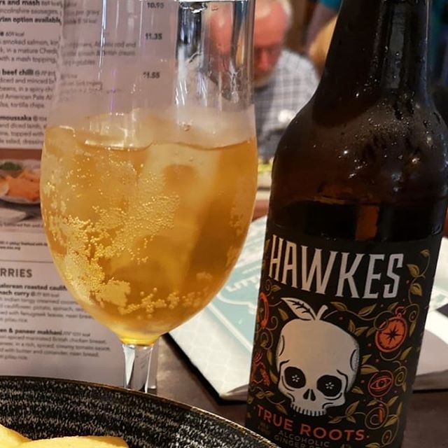 Had a @hawkescidertap True Toots Alcoholic ginger beer. A nice refreshing drink with with hints of orange and something else I couldn't put my finger on, not overwhelmingly gingery but a good ginger warmth when swallowing. #ginger #gingerbeer #rootbe