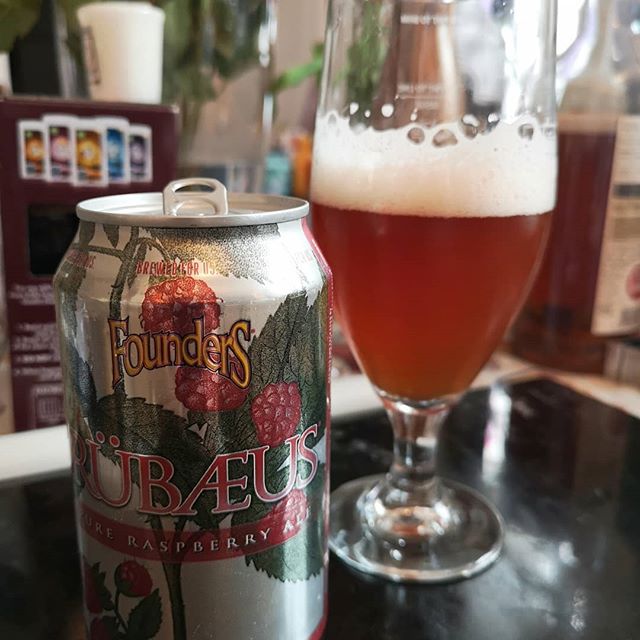 A nice fruity raspberry beer but a little darker tasting than I expected #raspberry #beer #raspberrybeer #fruity #fruitbeer