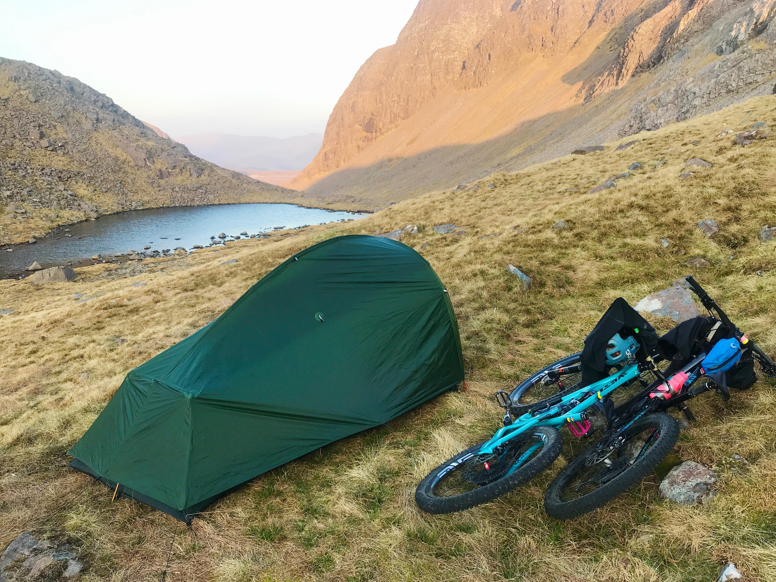 Aoife Glass: Wild camping and mountain biking in Torridon, Scotland