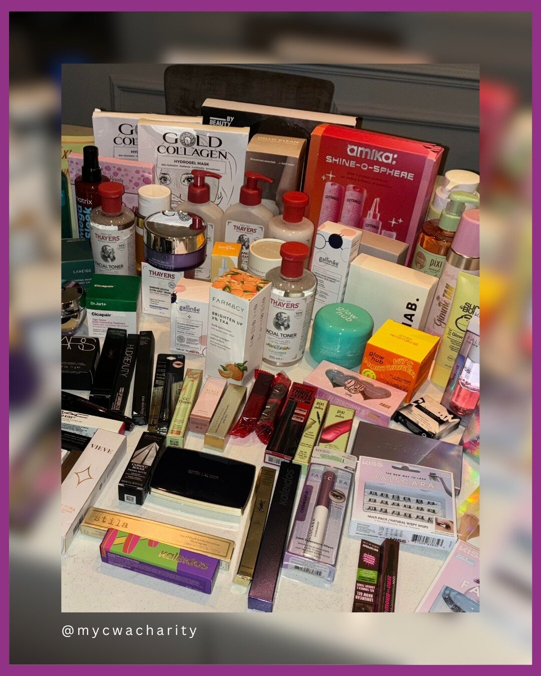 WOW! 🌟 Thank you so much to @glowbysophs for this incredible donation of cosmetics for our women in refuge 💕 

We've been blown away by the generosity of our supporters lately &ndash; we've had so many donations and events taking place that we're s