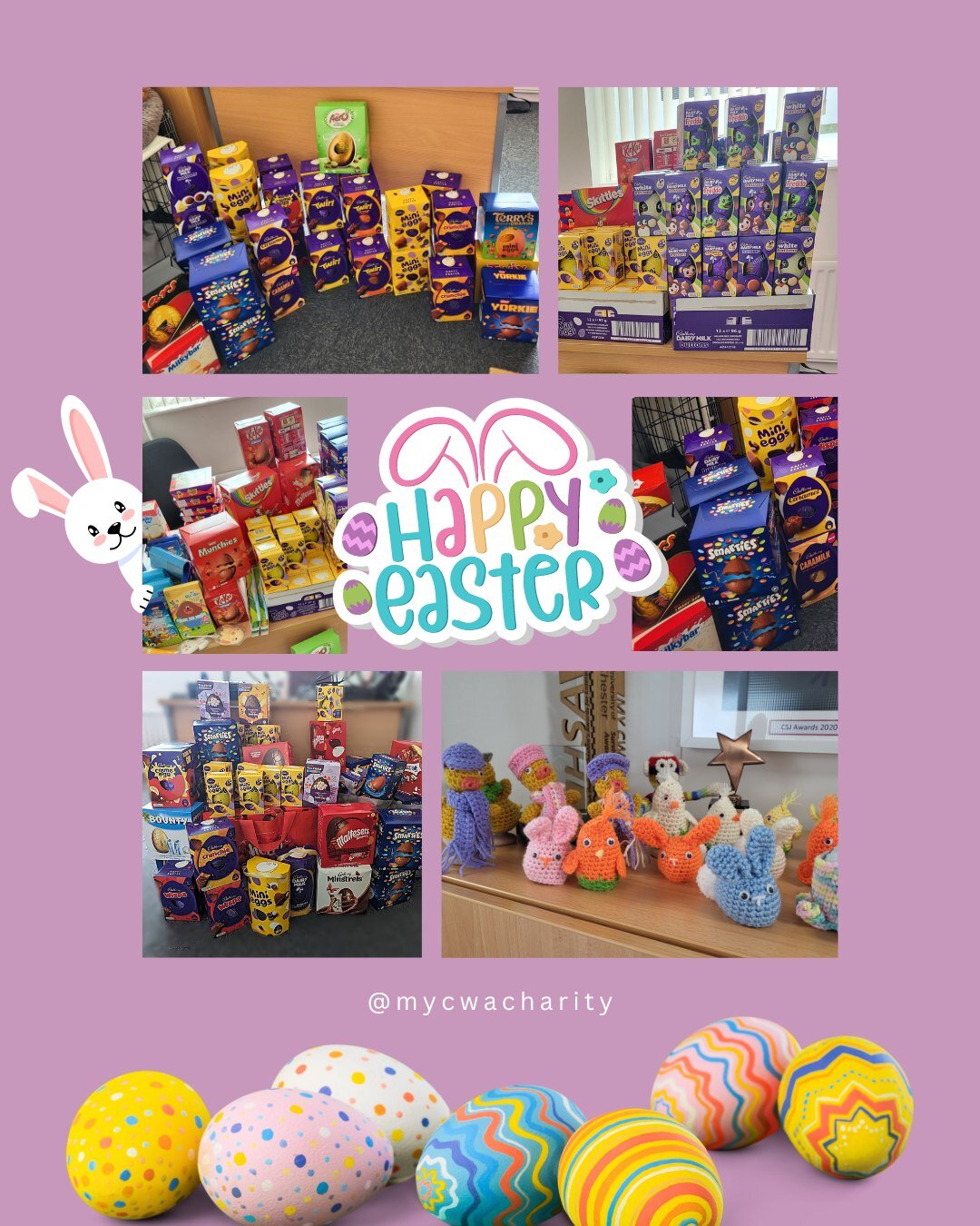 Happy Easter! 🐰🐣🍫 

Thank you so much to everyone who donated Easter eggs for us to deliver to local families. Thanks to your generosity, we were able to help families affected by domestic abuse indulge in the kind of treats that many of us take f