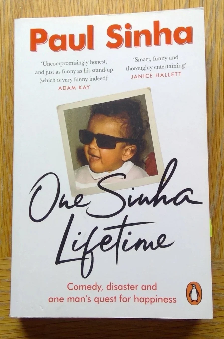 Book: Once Sinha Lifetime by Paul Sinha